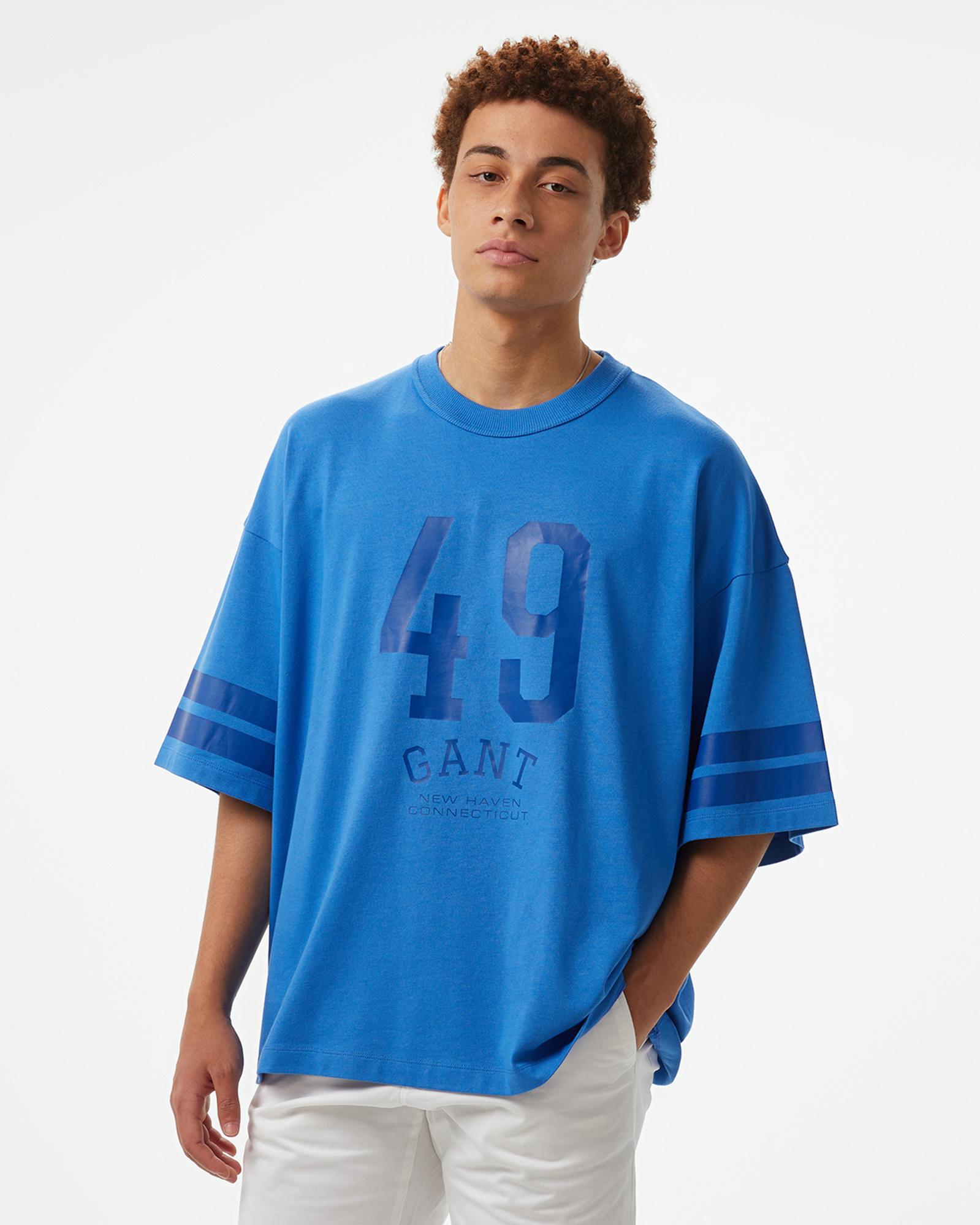 GANT Erkek Mavi T-Shirt