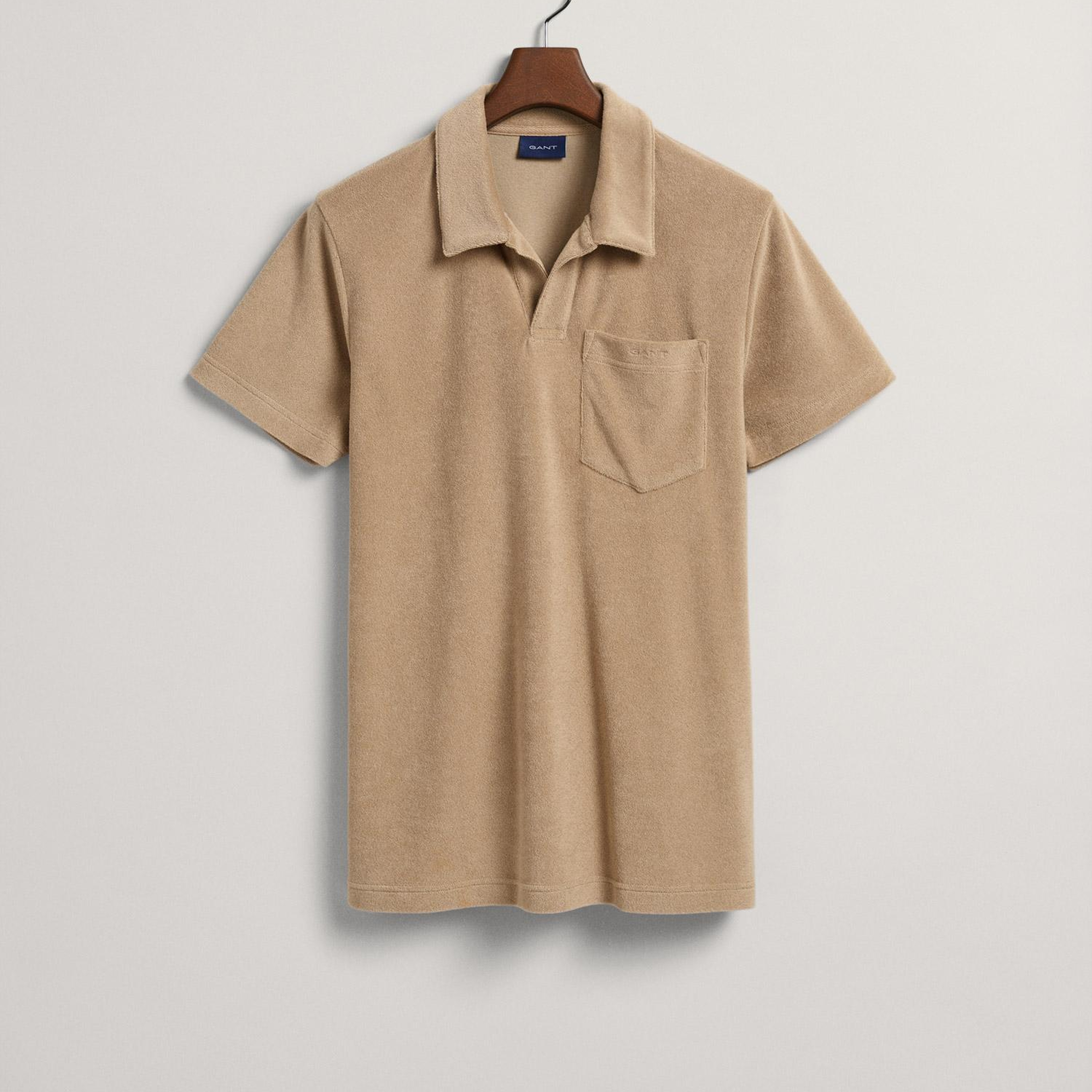 GANT Erkek Bej Regular Fit Polo