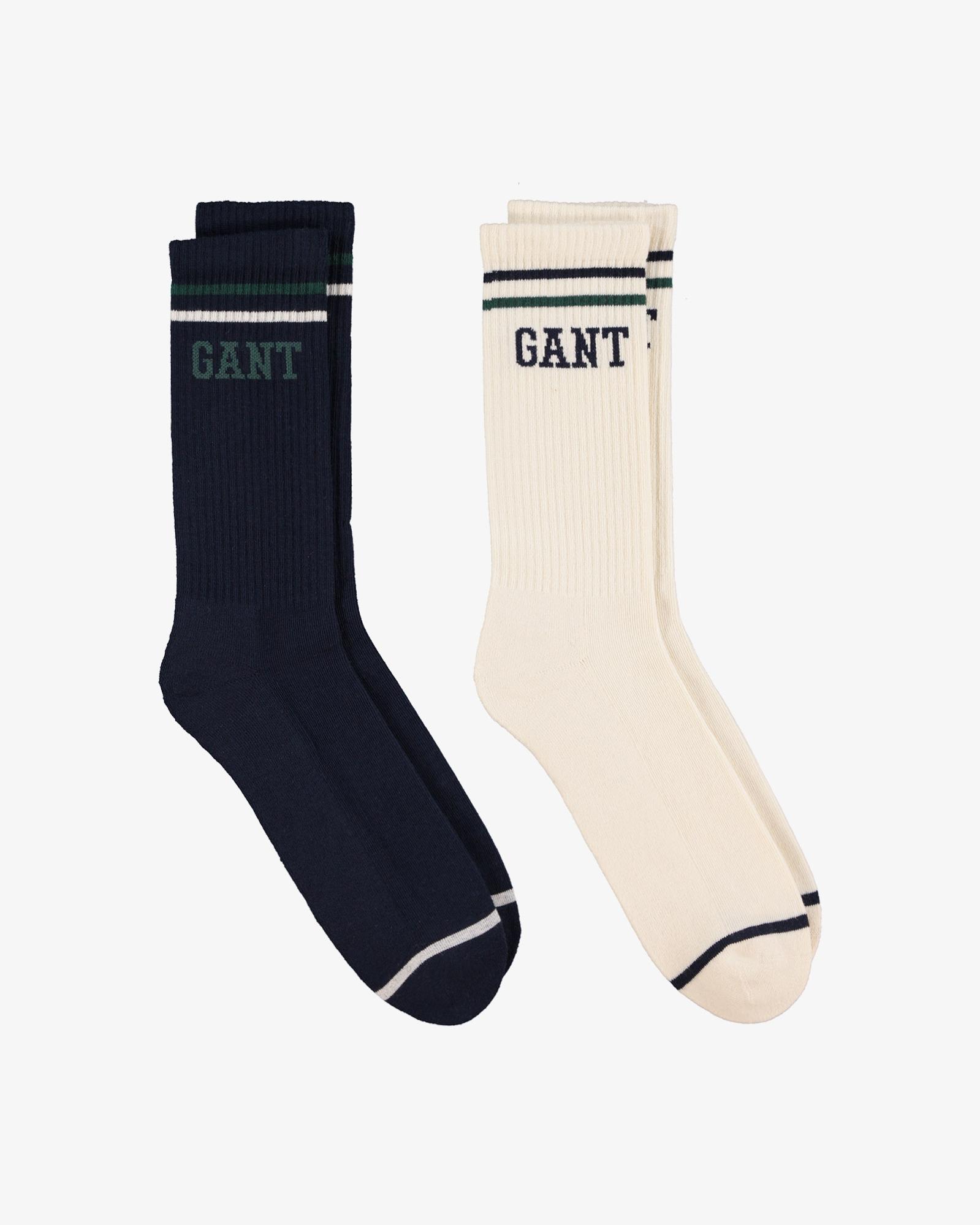 GANT Unisex Lacivert Standart 2'li Fit Çorap