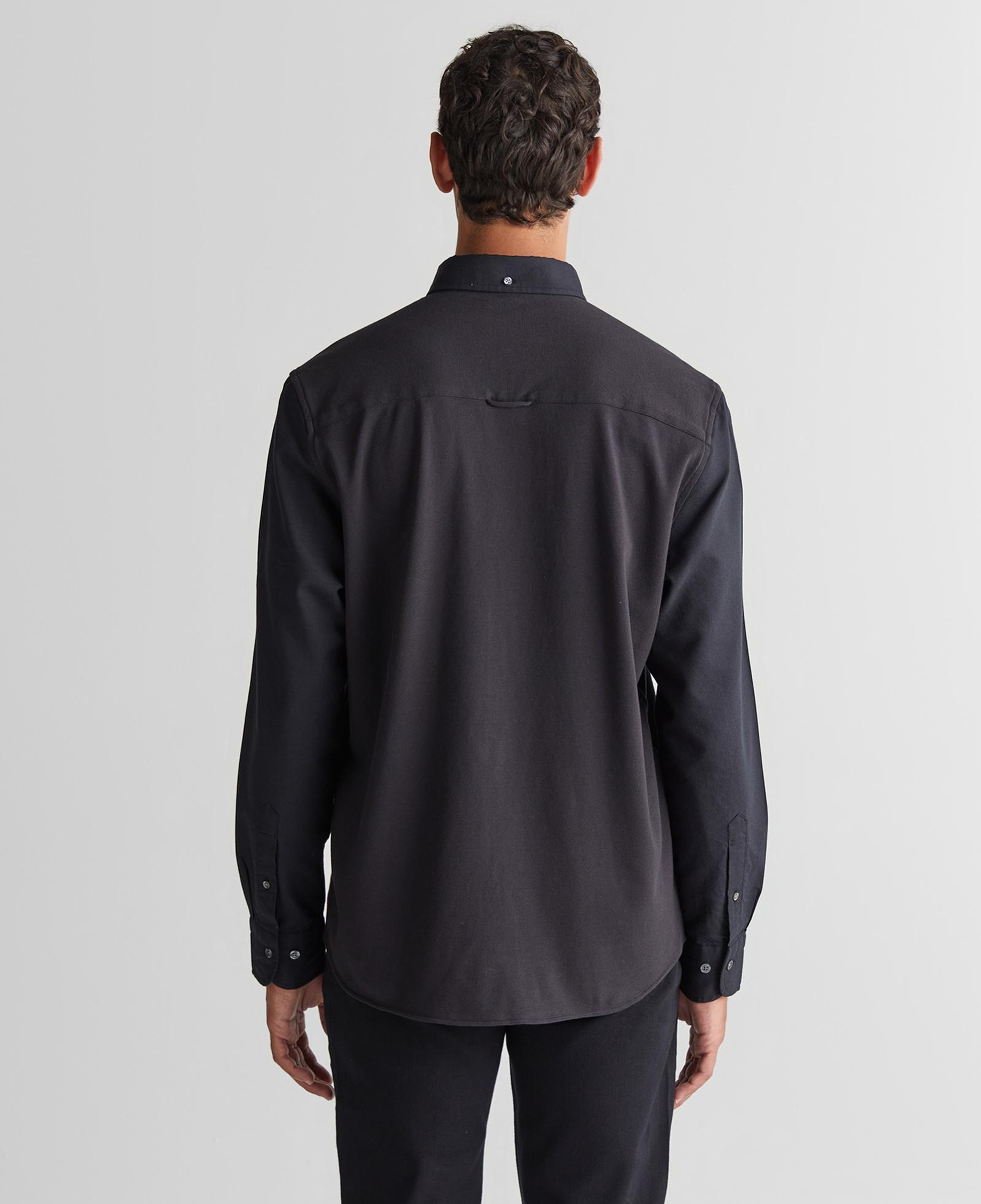 GANT Erkek Siyah Düğmeli Yaka Logolu Gömlek
