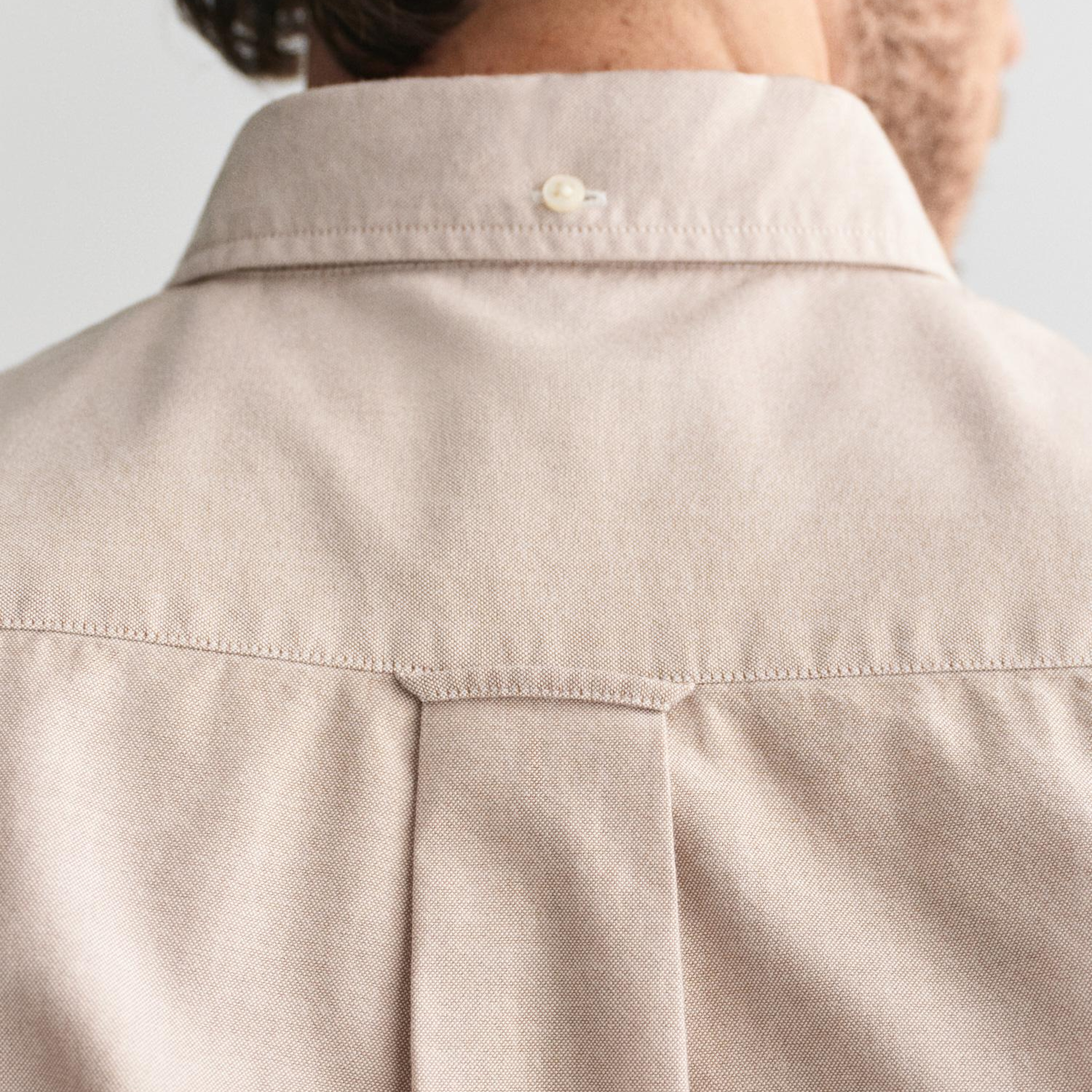 GANT Erkek Kahverengi Regular Fit Düğmeli Yaka Oxford Gömlek