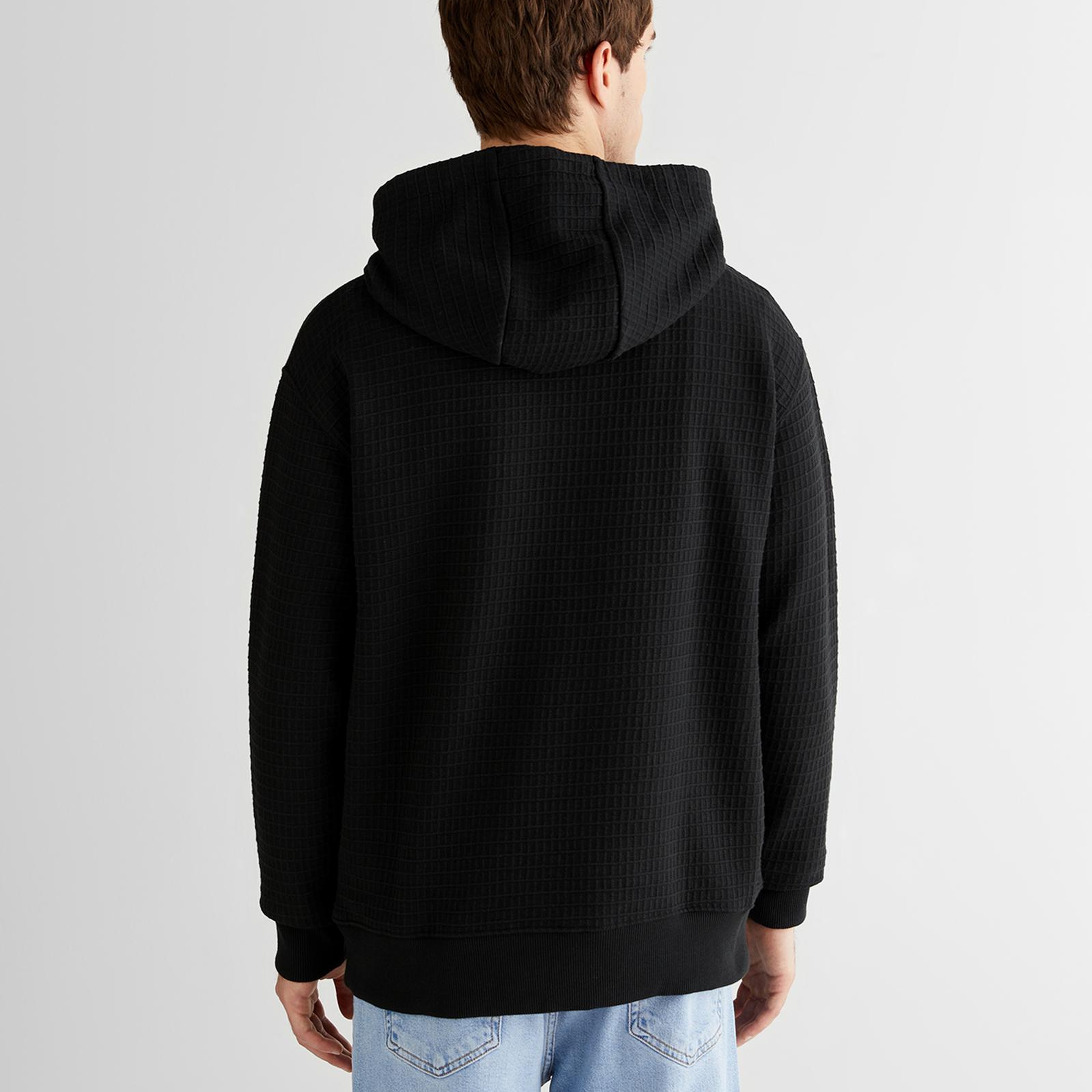 GANT Erkek Siyah Regular Fit Kapüşonlu Sweatshirt