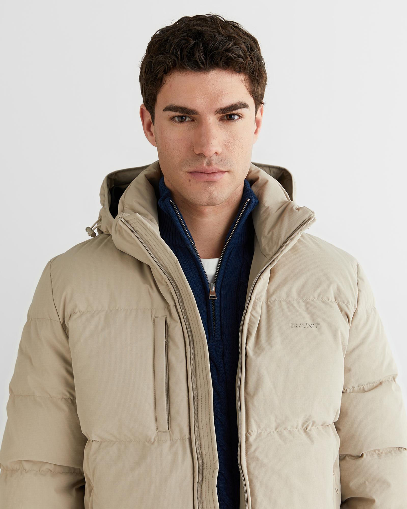 GANT Erkek Bej Regular Fit Fermuarlı Ceket