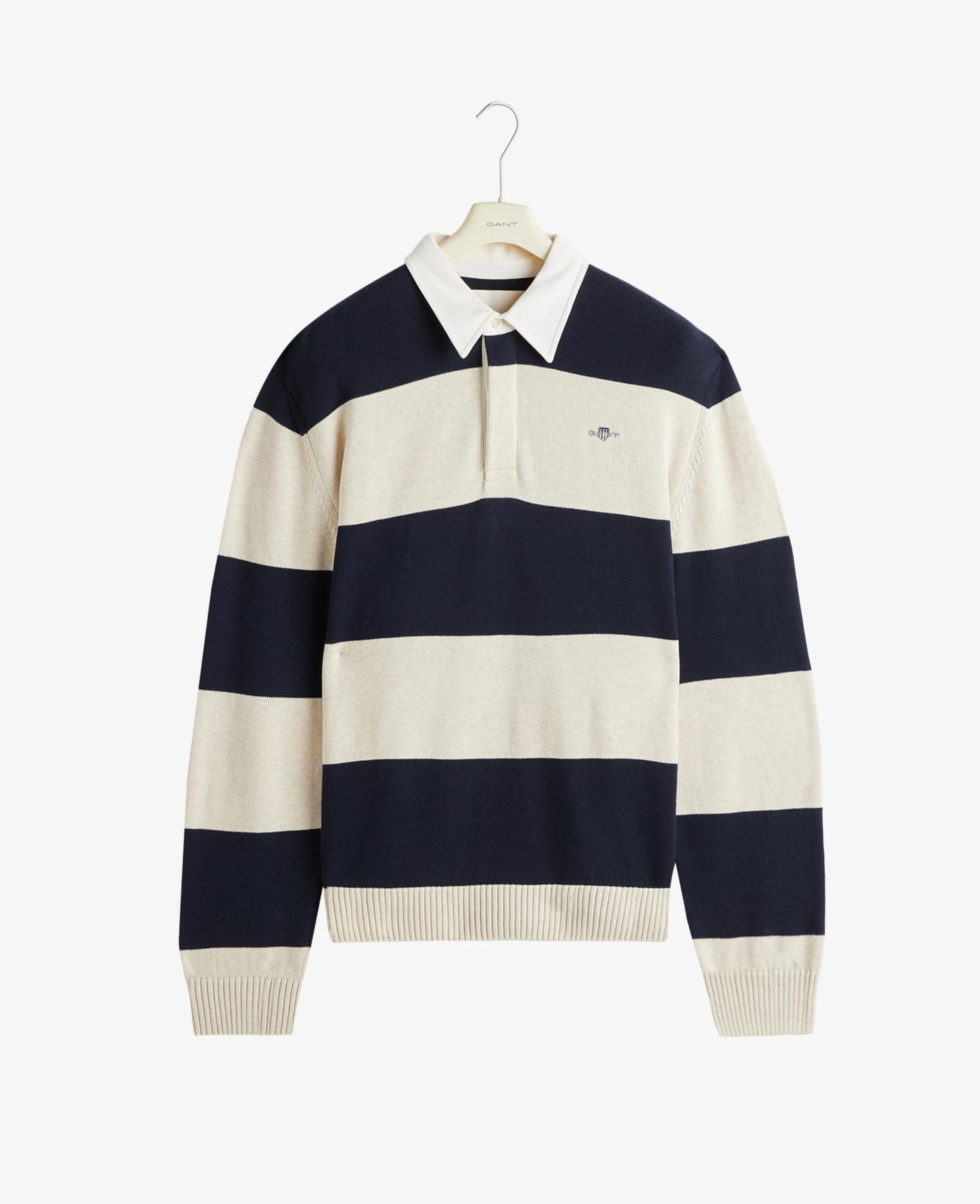 GANT Erkek Lacivert Regular Fit Polo Yaka Triko