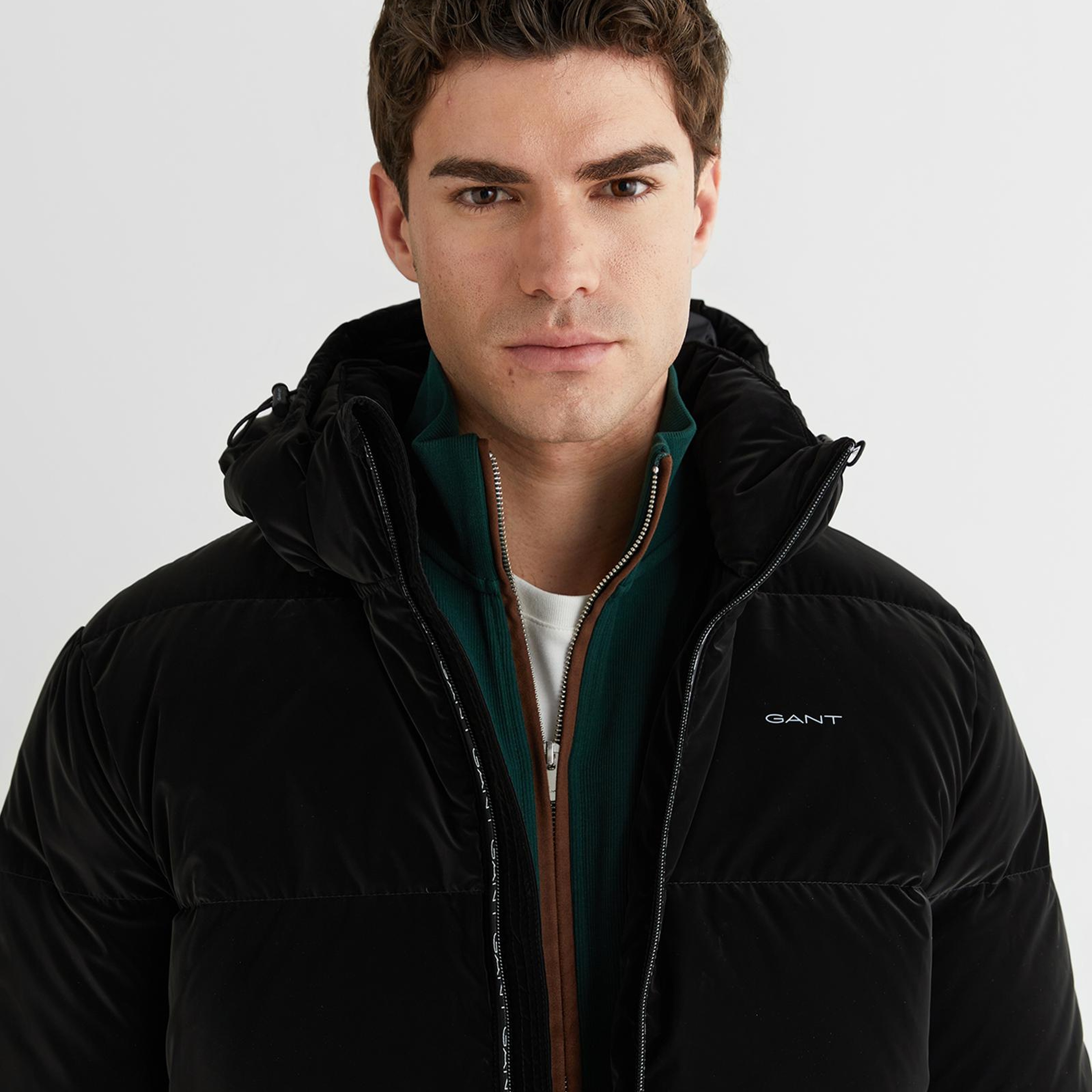 GANT Erkek Siyah Regular Fit Fermuarlı Ceket