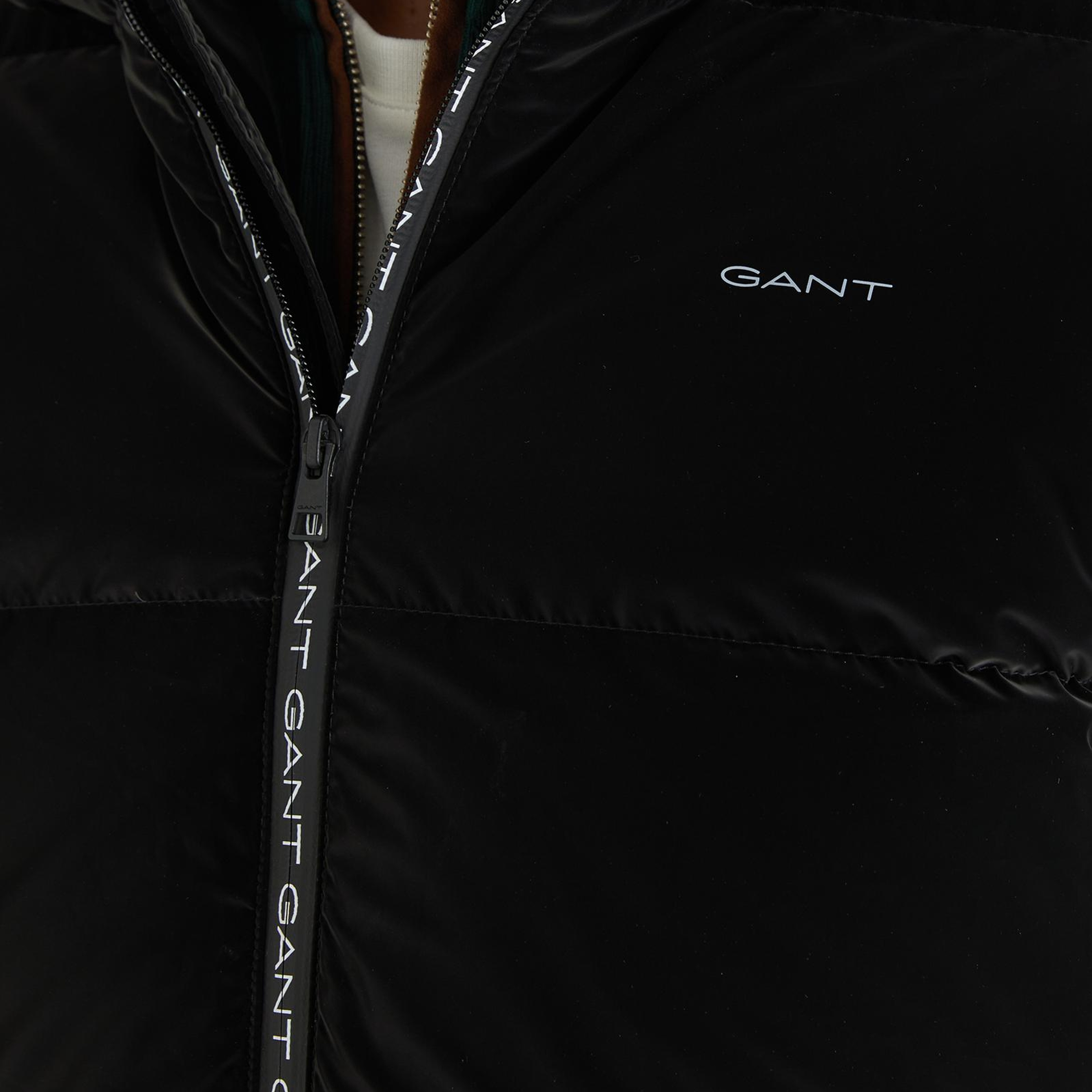 GANT Erkek Siyah Regular Fit Fermuarlı Ceket