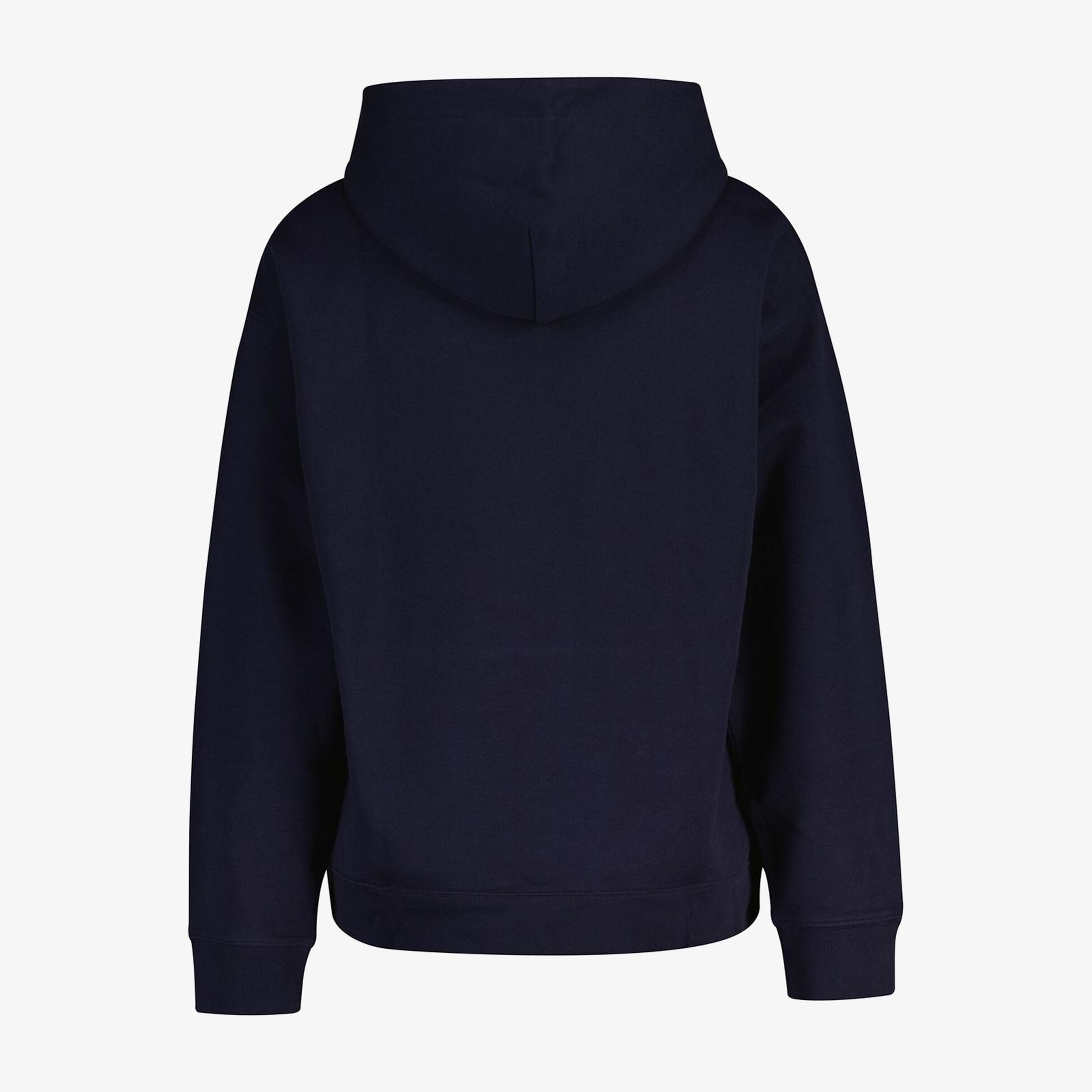 GANT Kadın Lacivert Regular Fit Kapüşonlu Sweatshirt