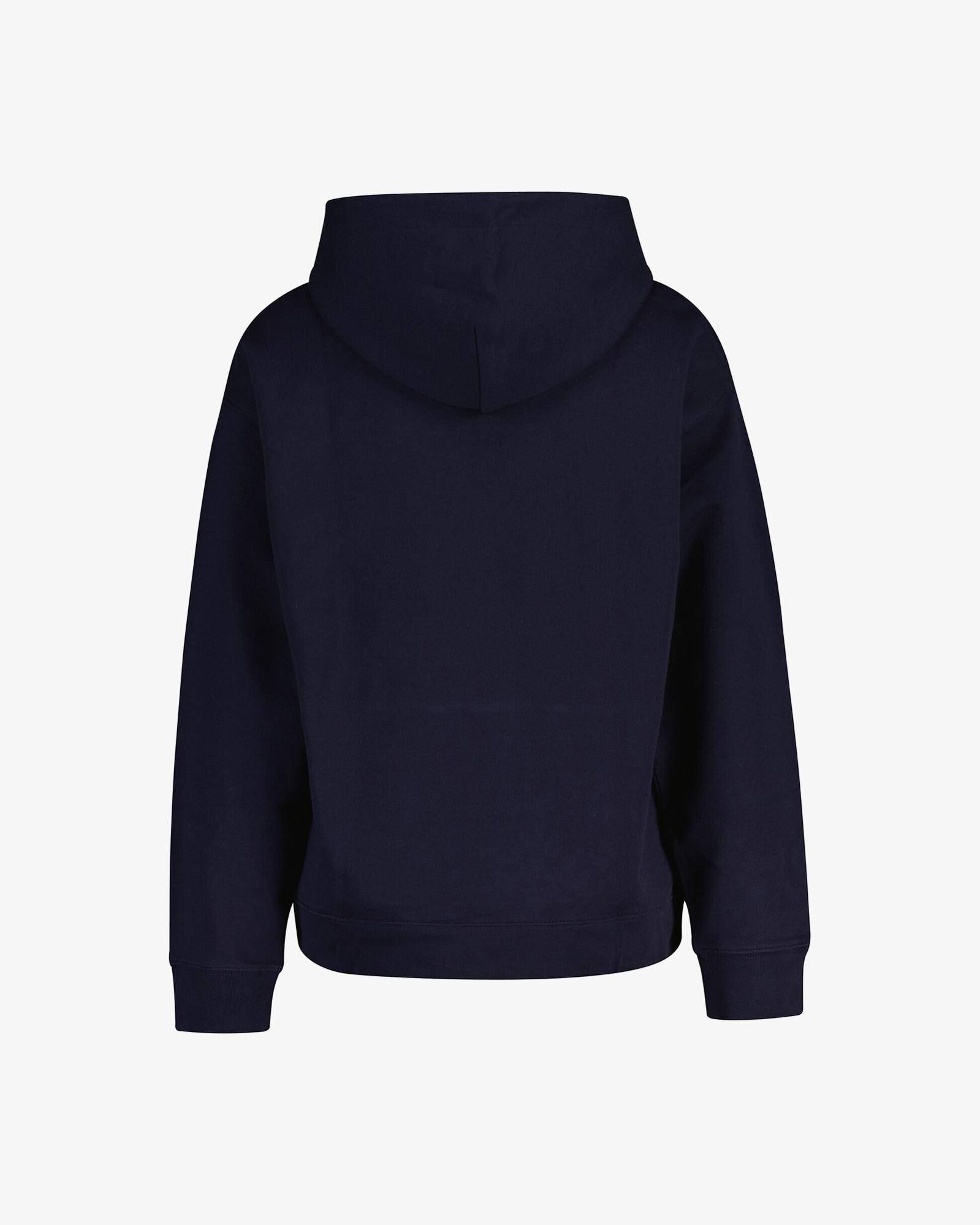 GANT Kadın Lacivert Regular Fit Kapüşonlu Sweatshirt