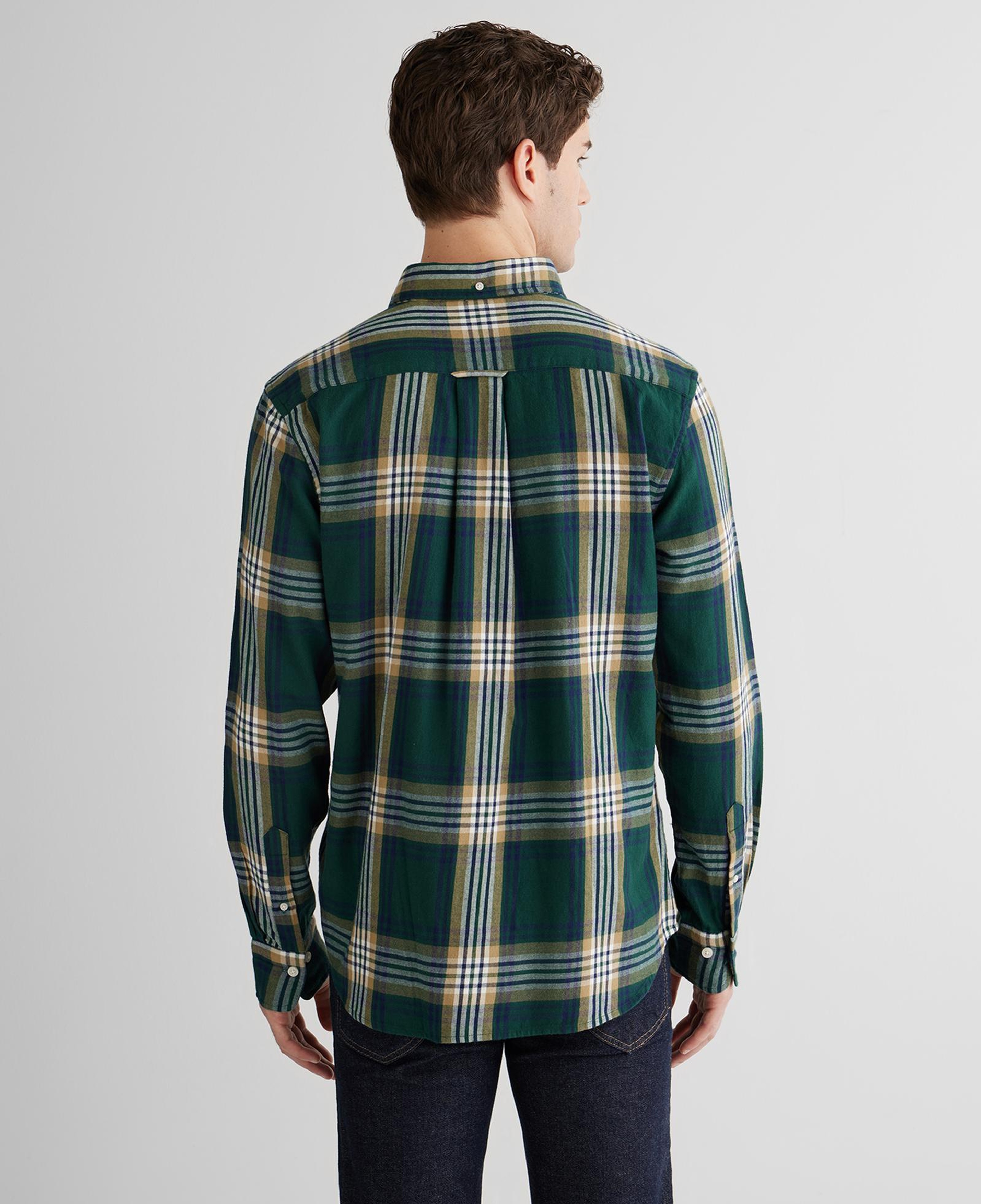 GANT Erkek Yeşil Regular Fit Düğmeli Gömlek