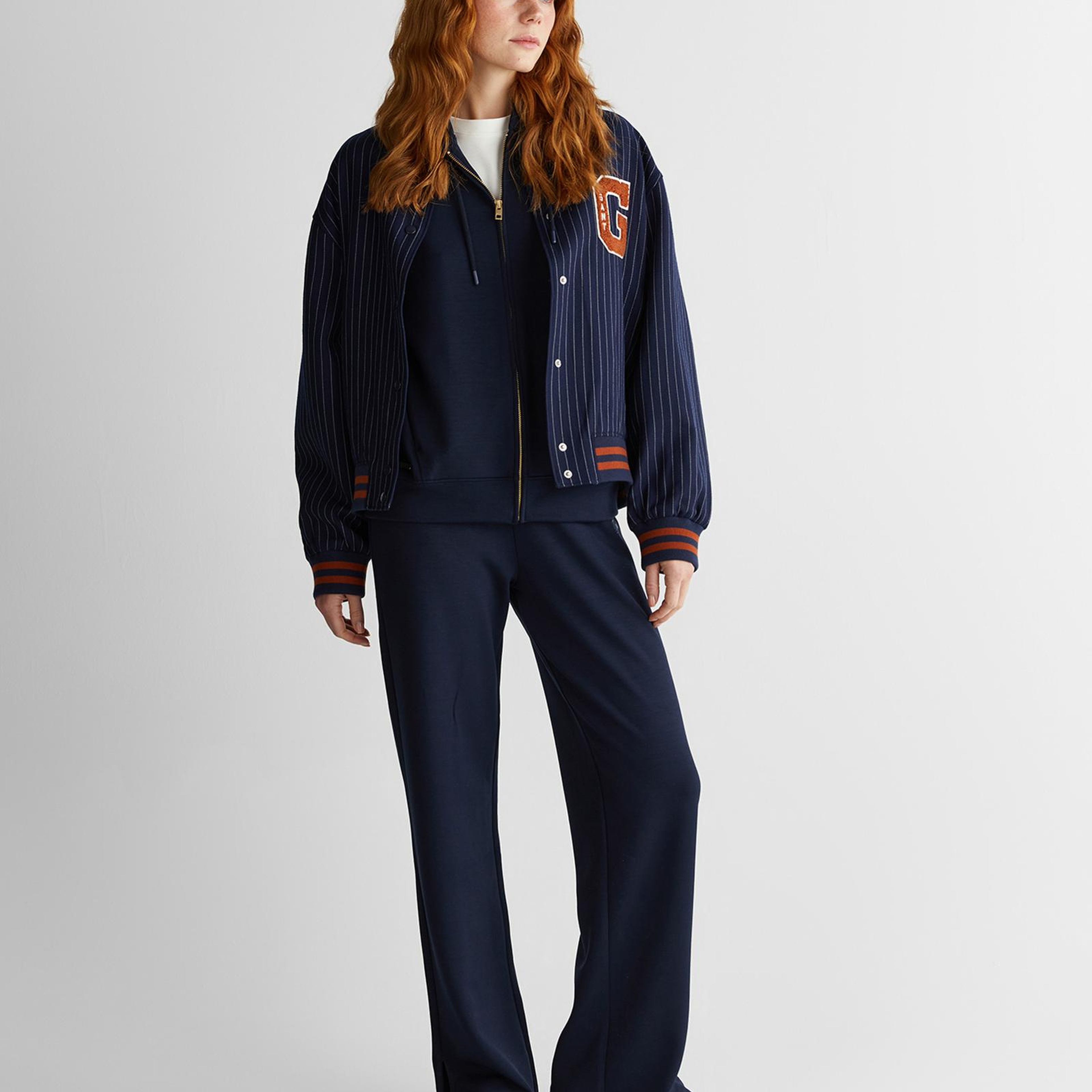 GANT Kadın Lacivert Standart Fit  Eşofman Altı