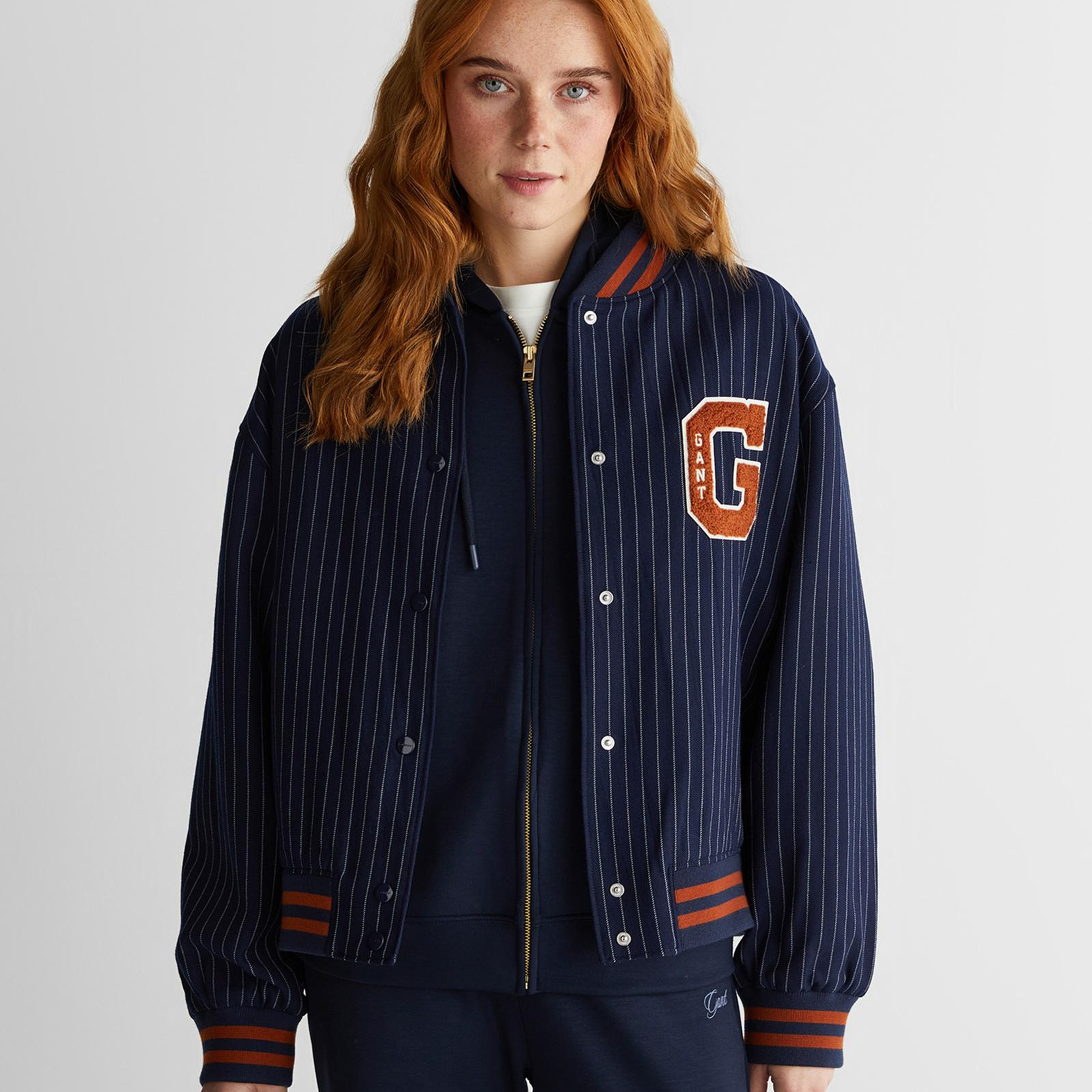 GANT Kadın Lacivert Standart Fit  Mont