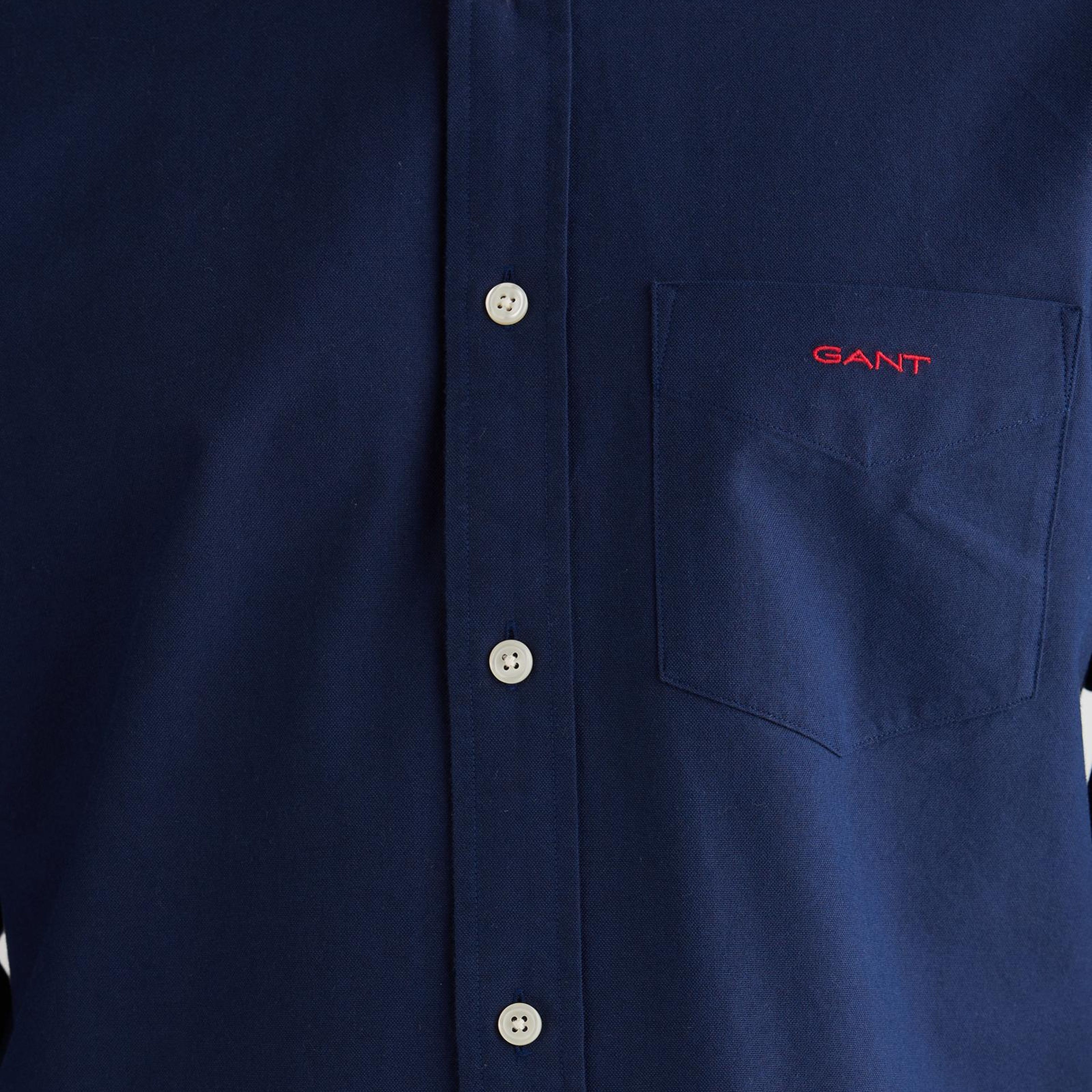 GANT Erkek Lacivert Regular Fit Oxford Gömlek