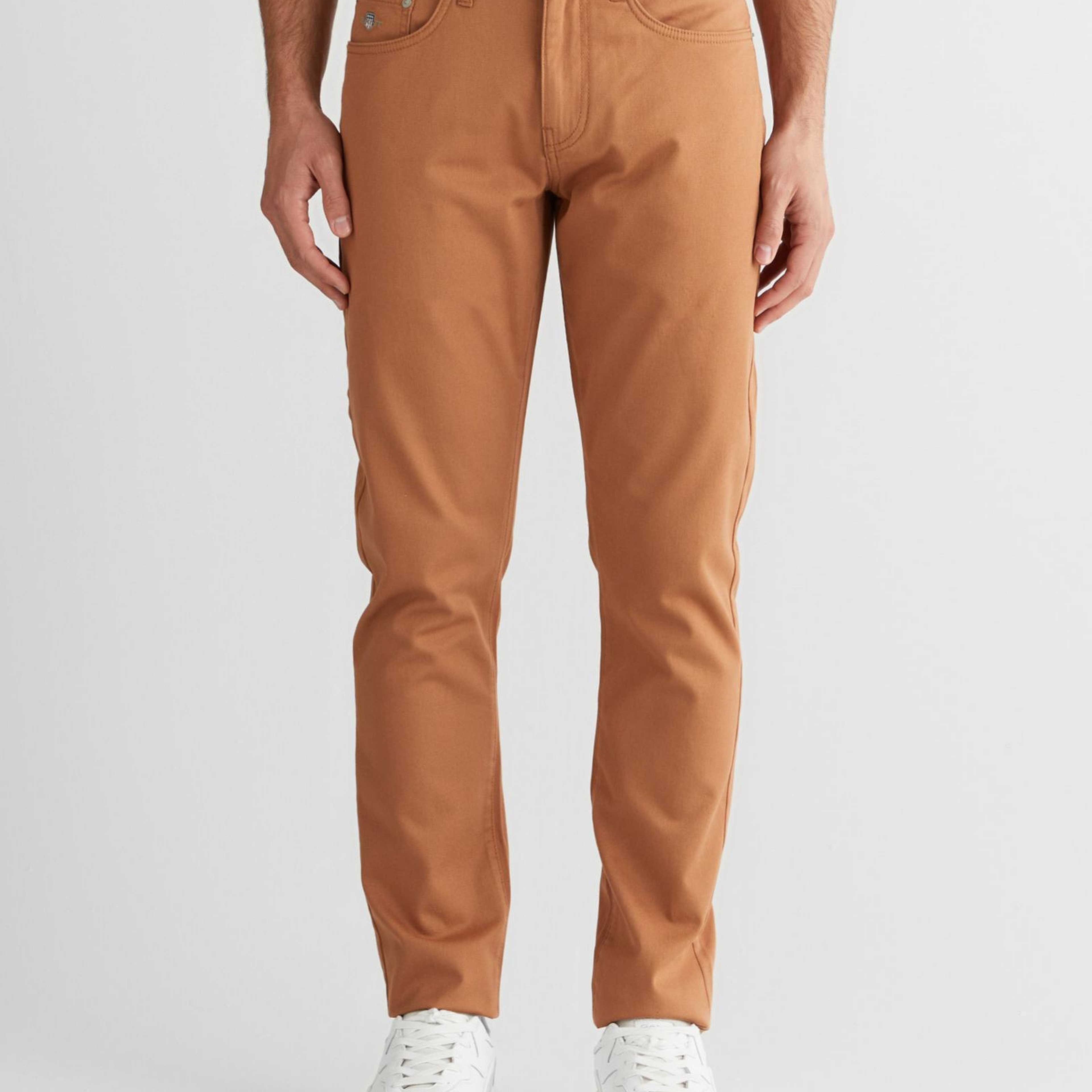 GANT Erkek Kahverengi Slim Fit  Pantolon