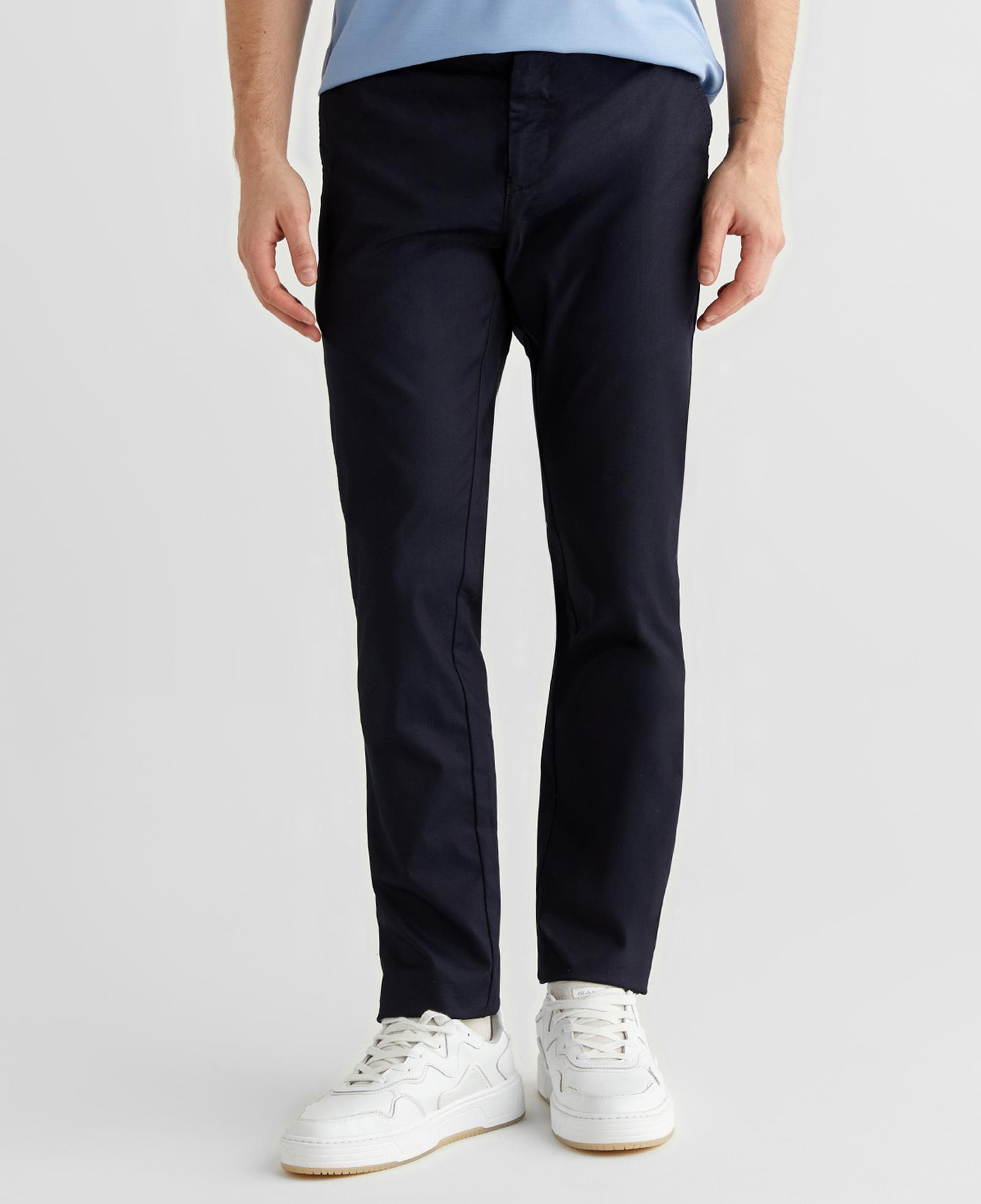 GANT Erkek Lacivert Slim Fit Pantolon