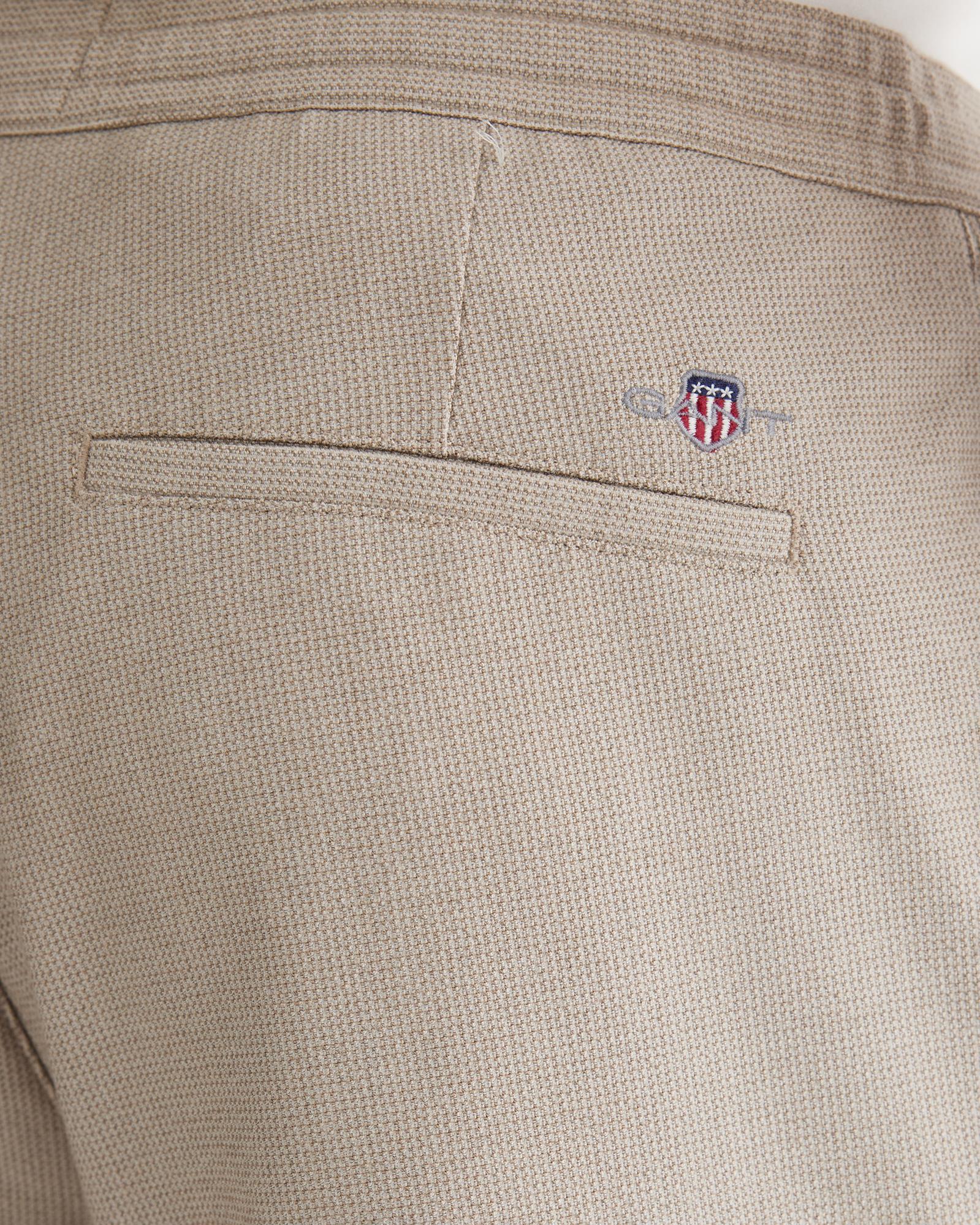 GANT Erkek Bej Regular Fit  Pantolon