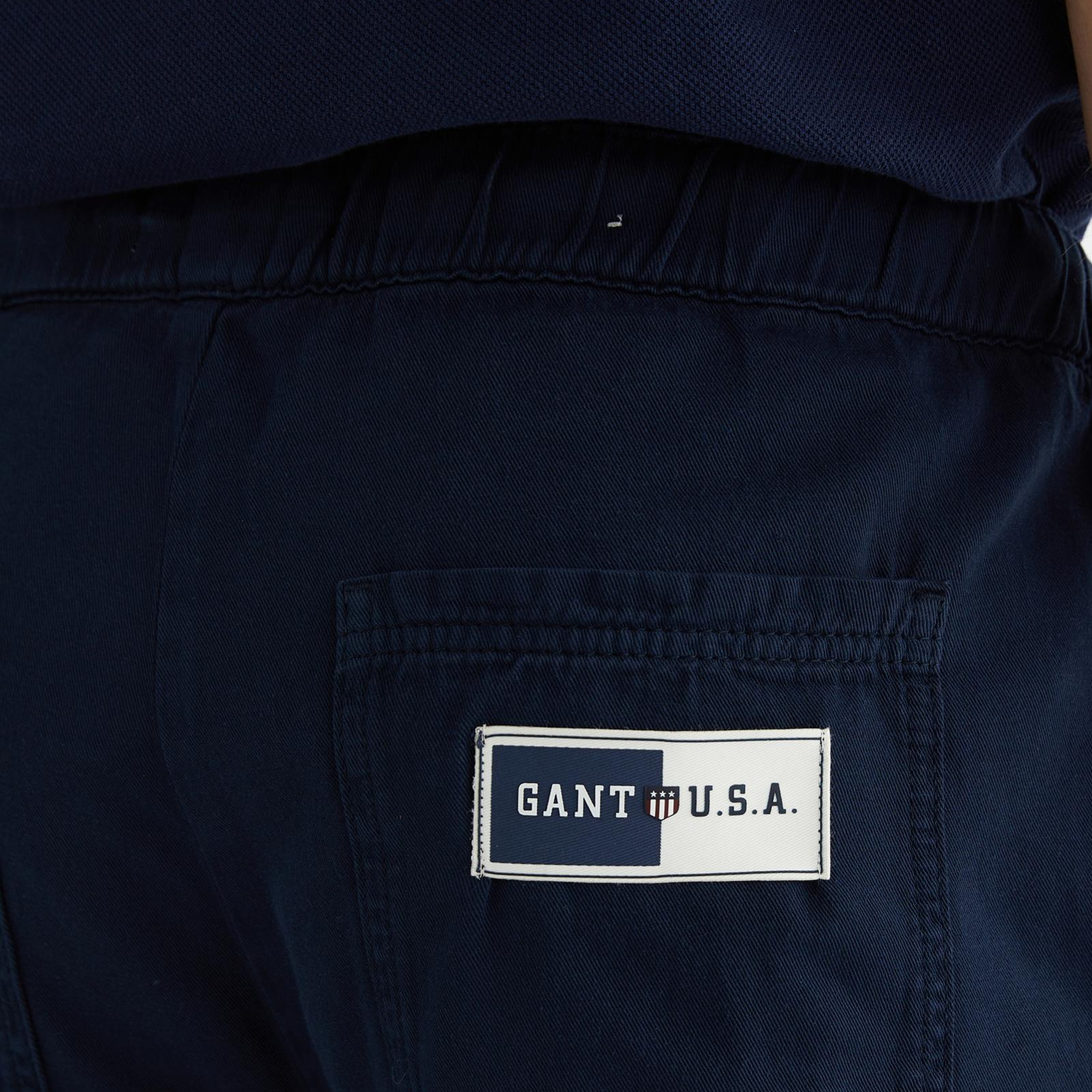 GANT Erkek Lacivert Standart Fit Pantolon