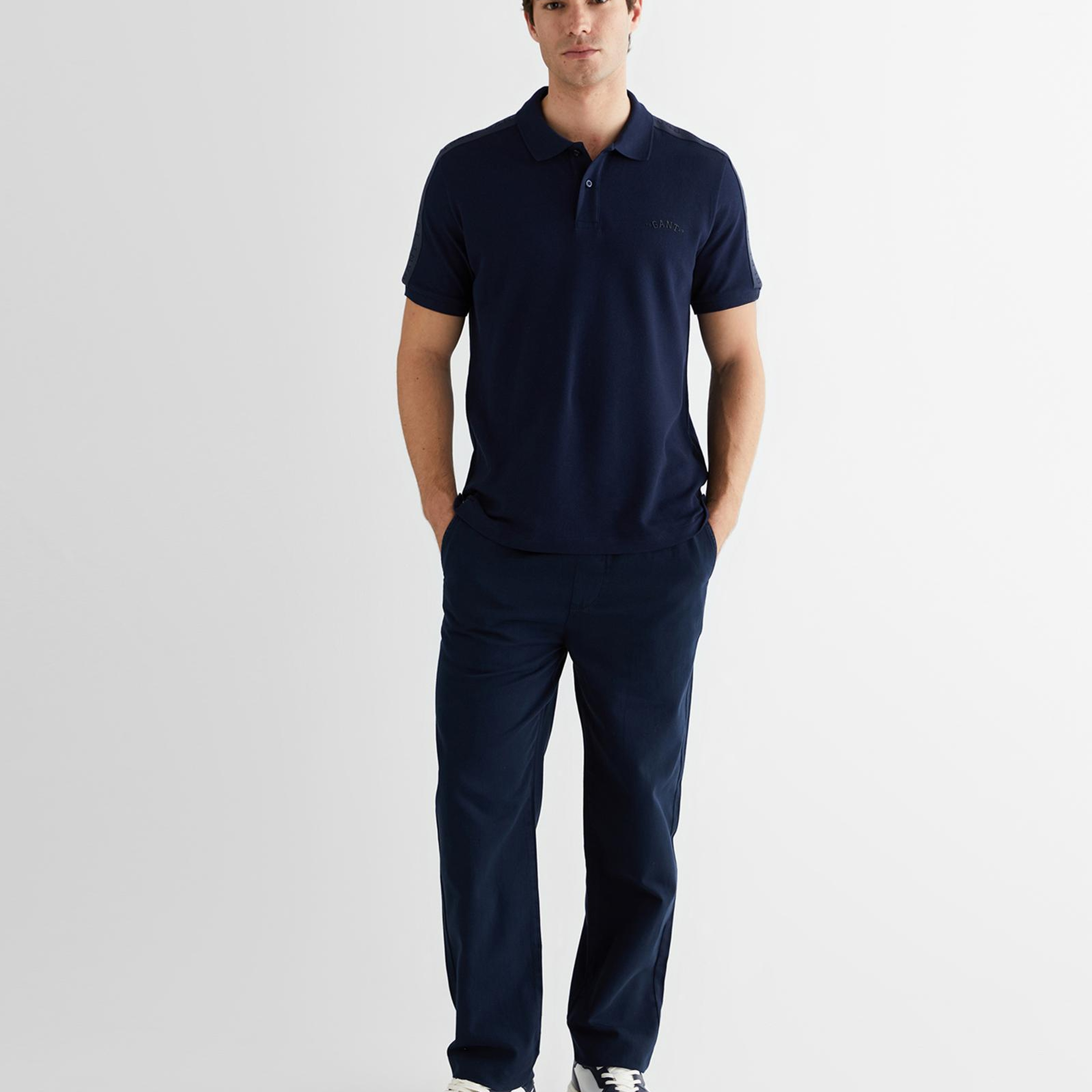 GANT Erkek Lacivert Standart Fit Pantolon