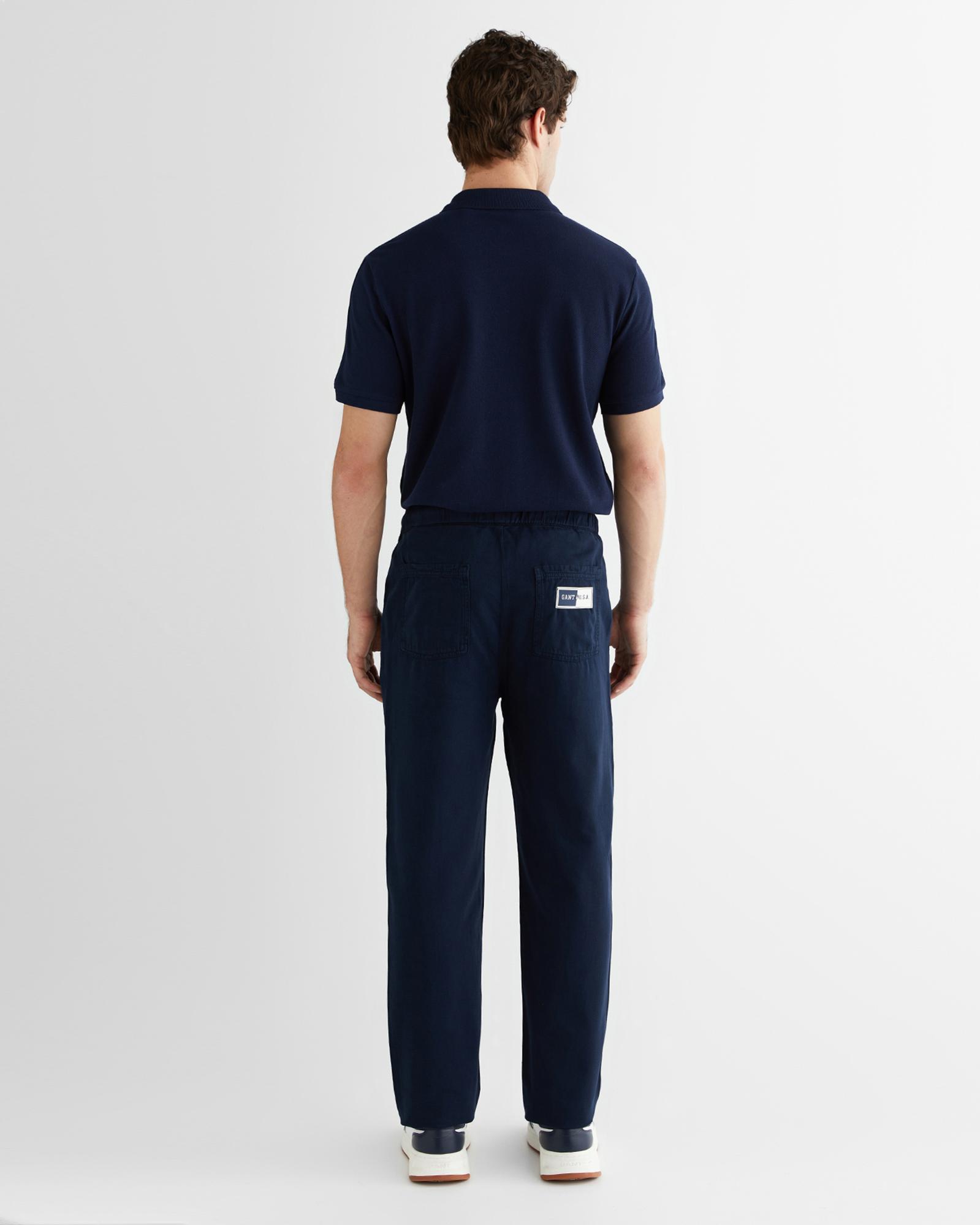 GANT Erkek Lacivert Standart Fit Pantolon