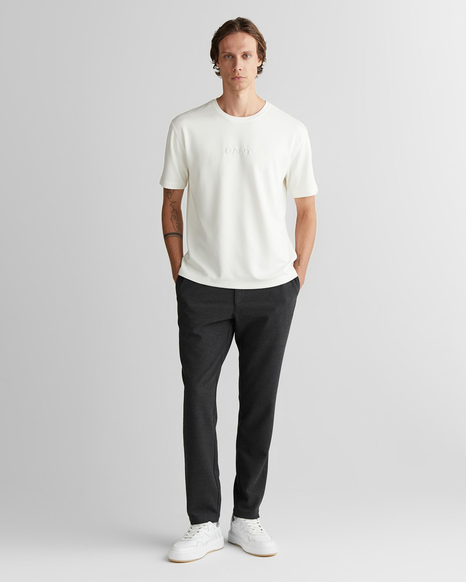 GANT Erkek Gri Regular Fit  Pantolon