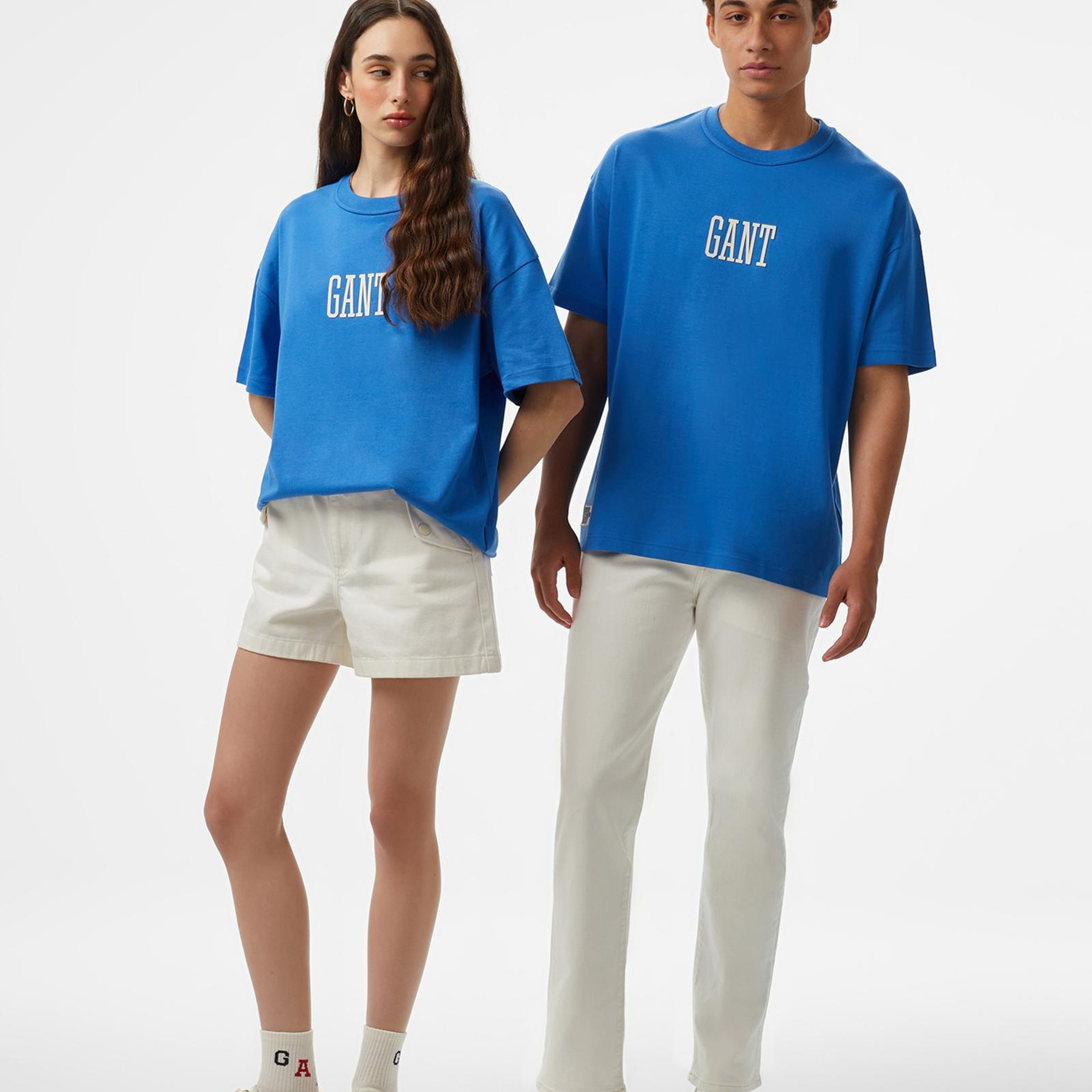 GANT Erkek Mavi T-Shirt