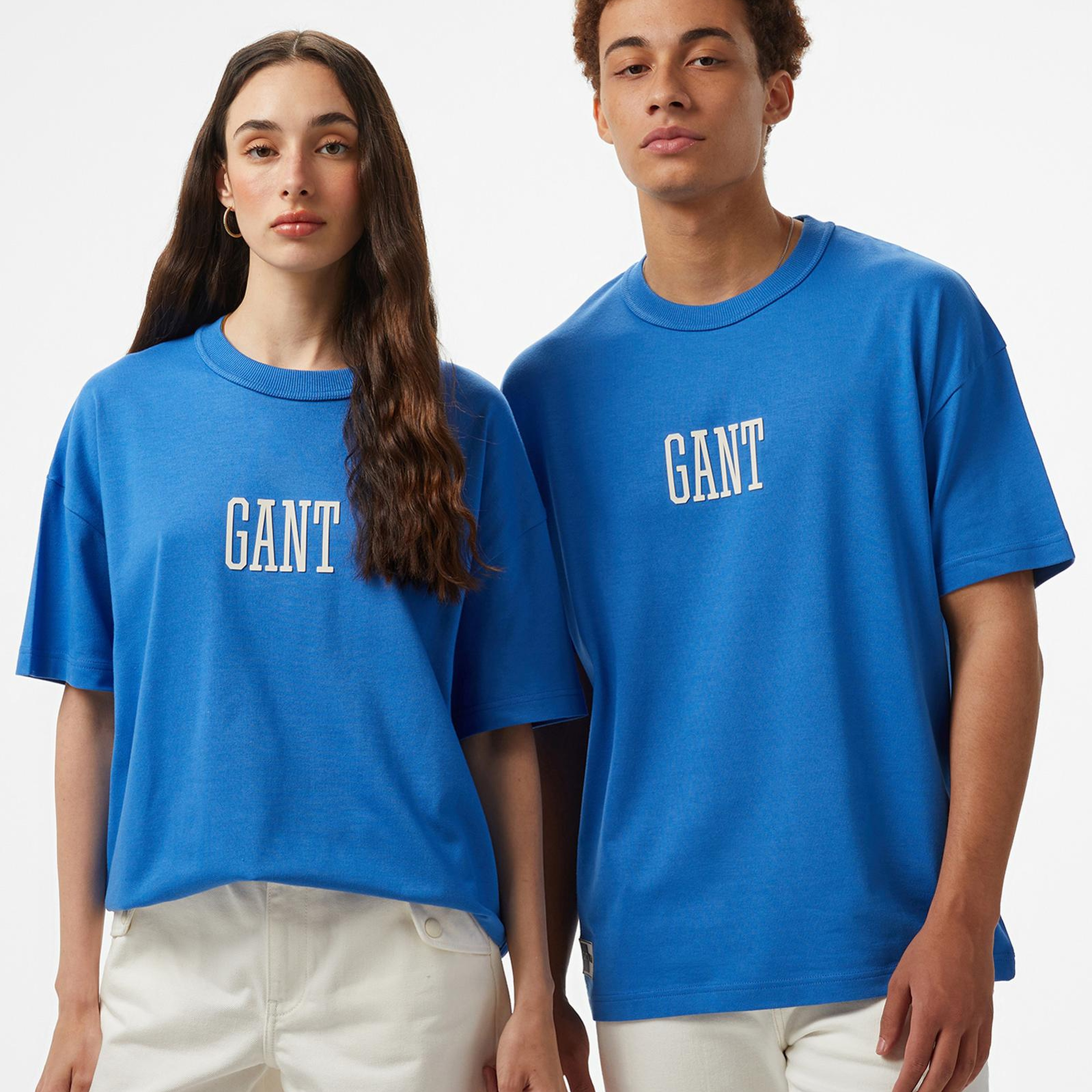 GANT Erkek Mavi T-Shirt