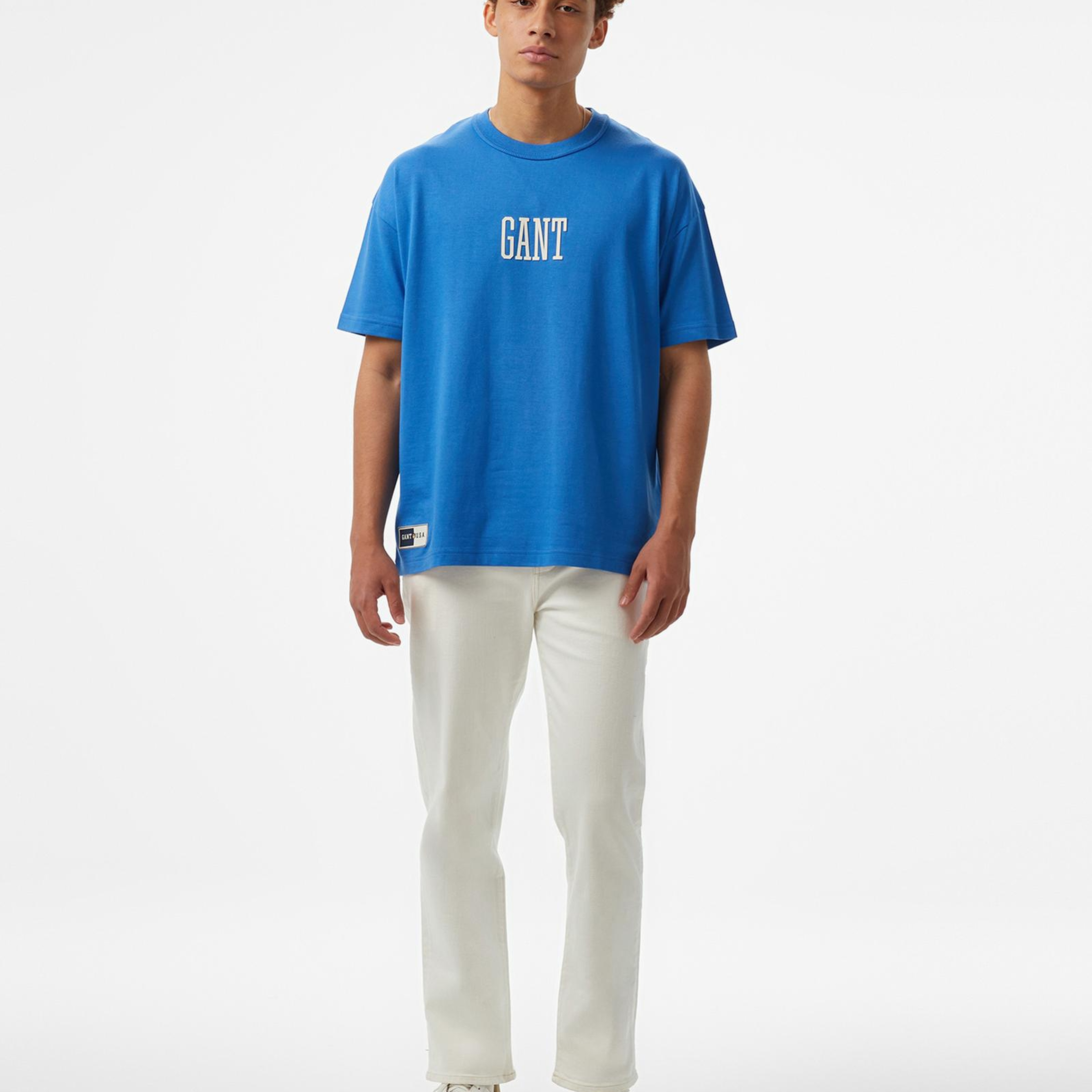 GANT Erkek Mavi T-Shirt