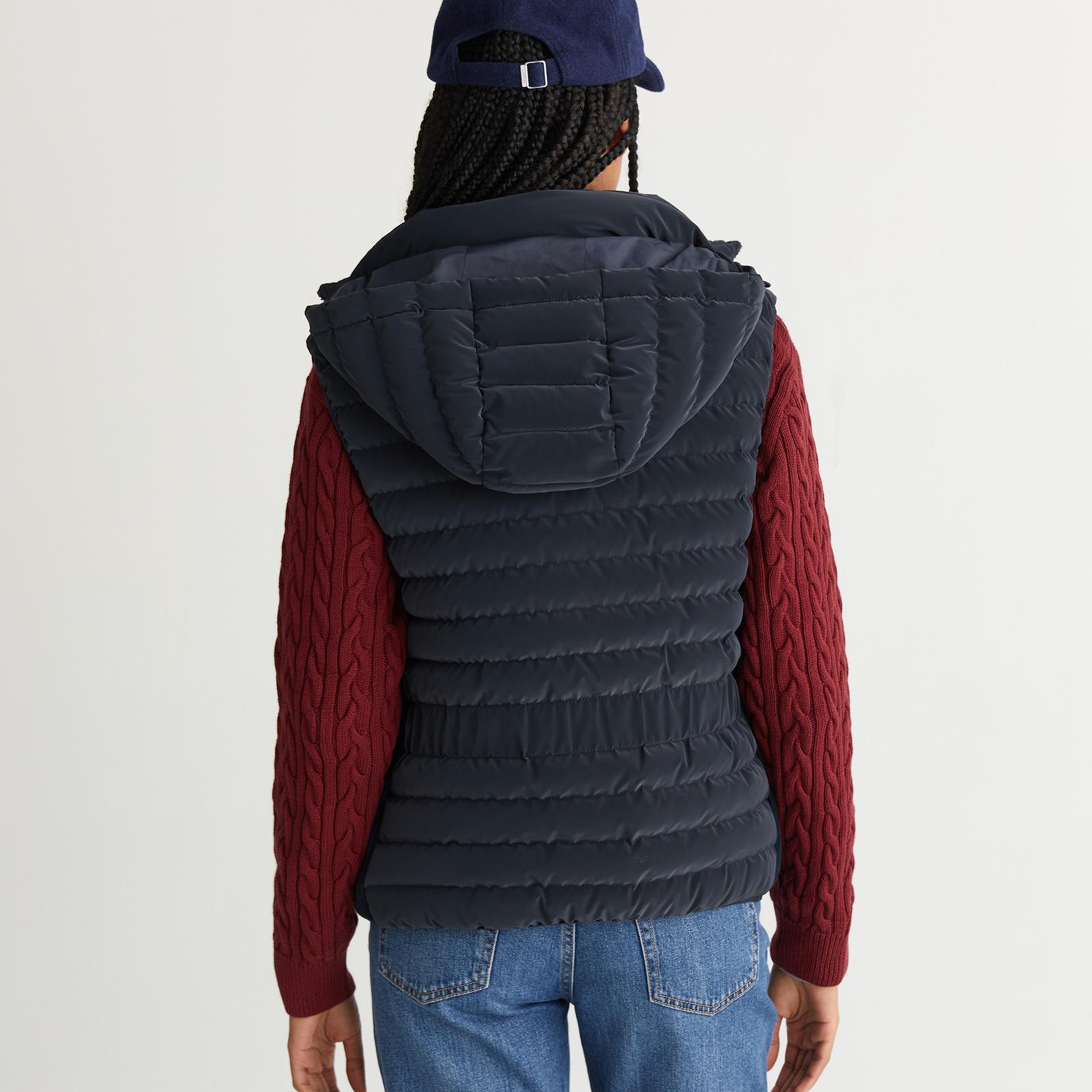 GANT Kadın Lacivert Regular Fit Yelek