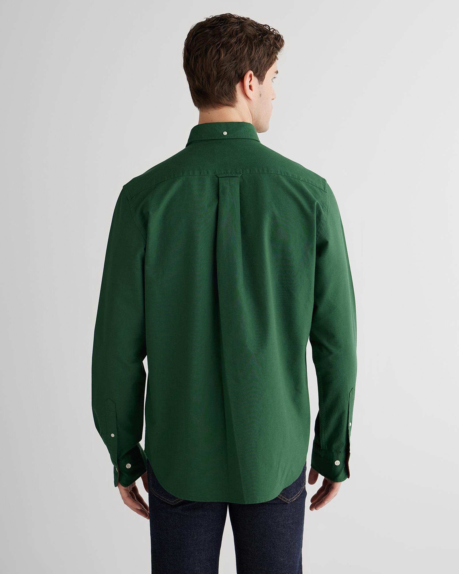 GANT Erkek Yeşil Regular Fit Oxford Gömlek