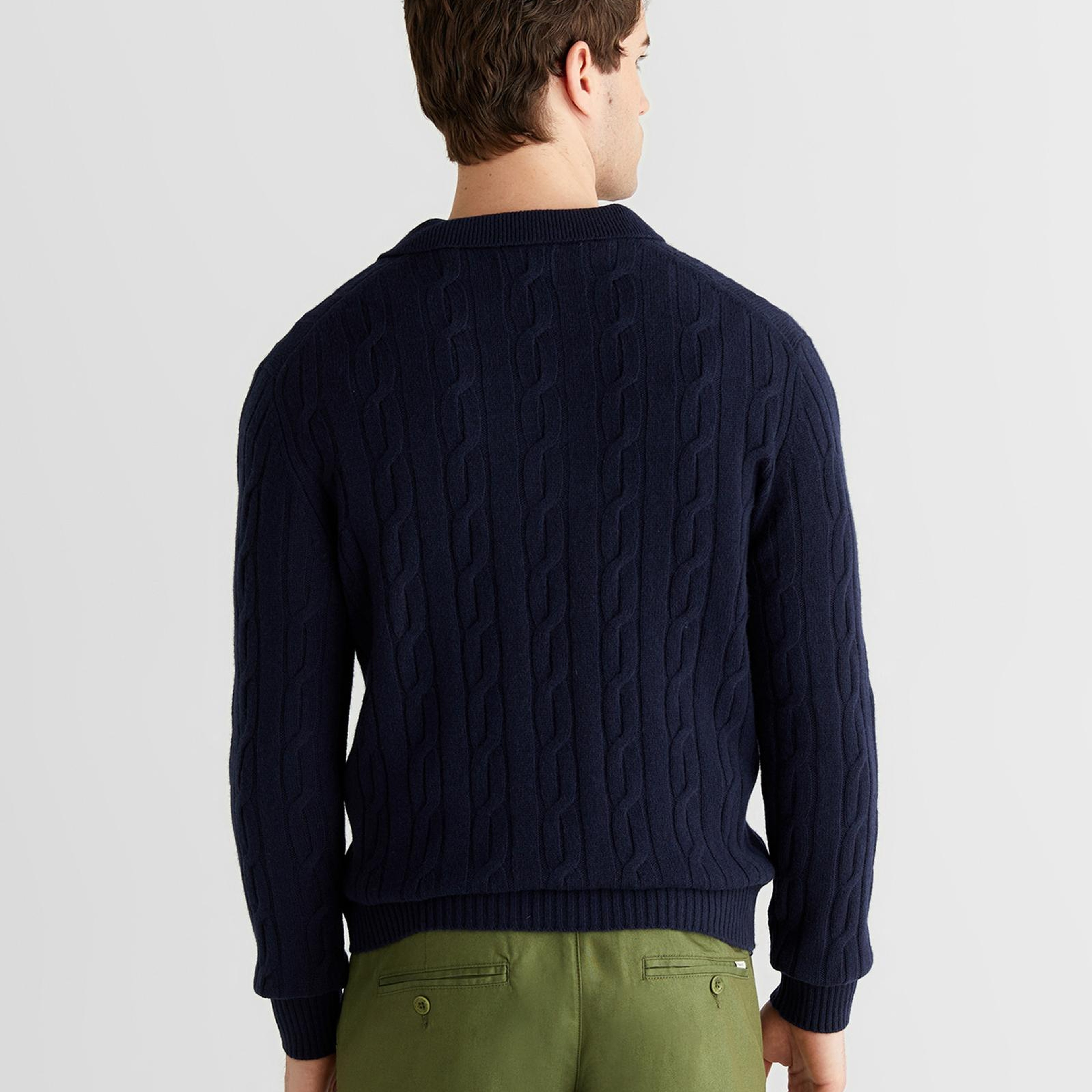 GANT Erkek Lacivert Regular Fit Polo Yaka Triko