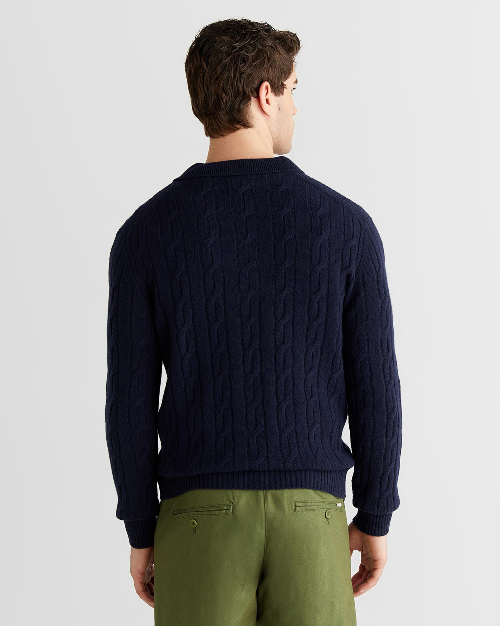 GANT Erkek Lacivert Regular Fit Polo Yaka Triko