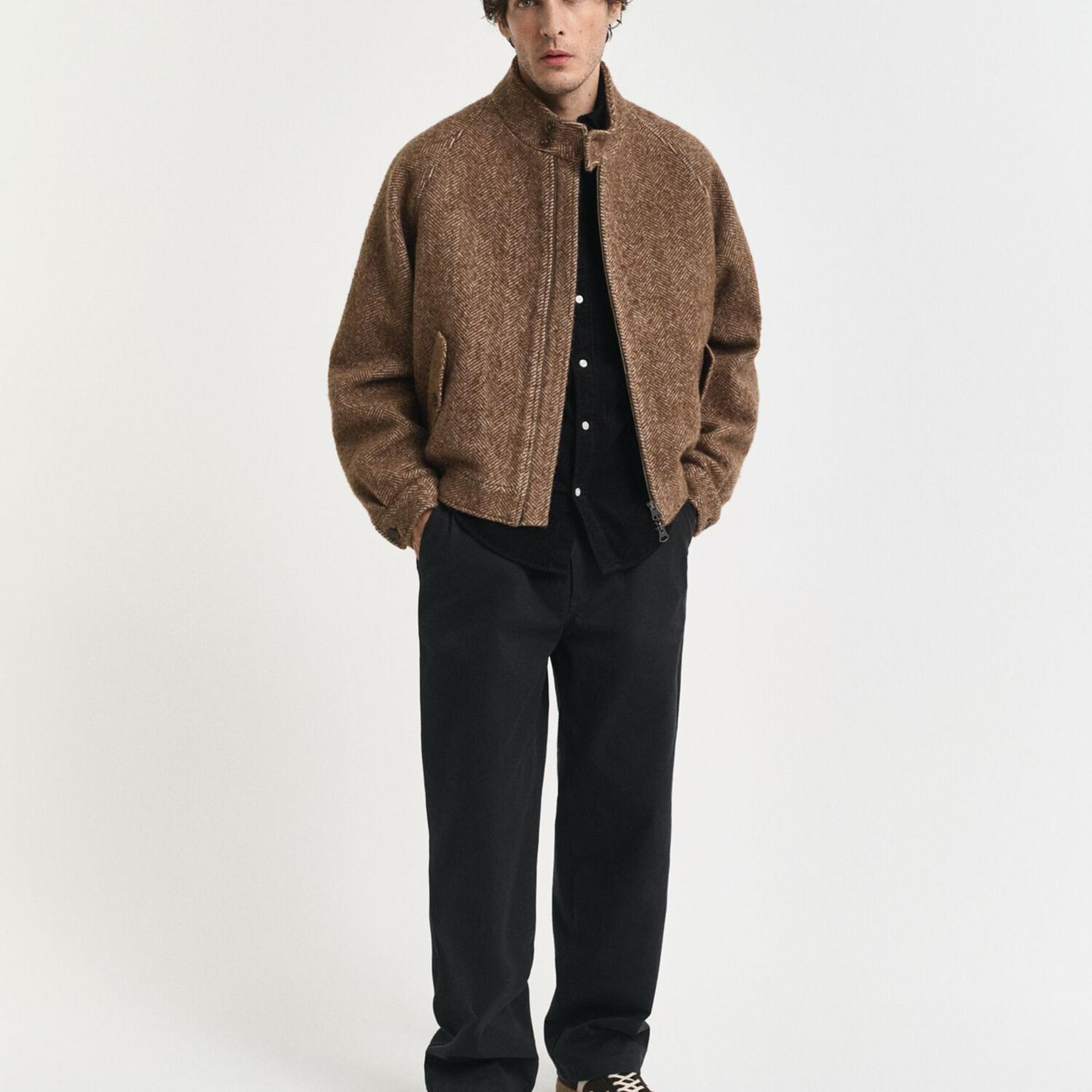 GANT Erkek Siyah Regular Fit Düğmeli Gömlek