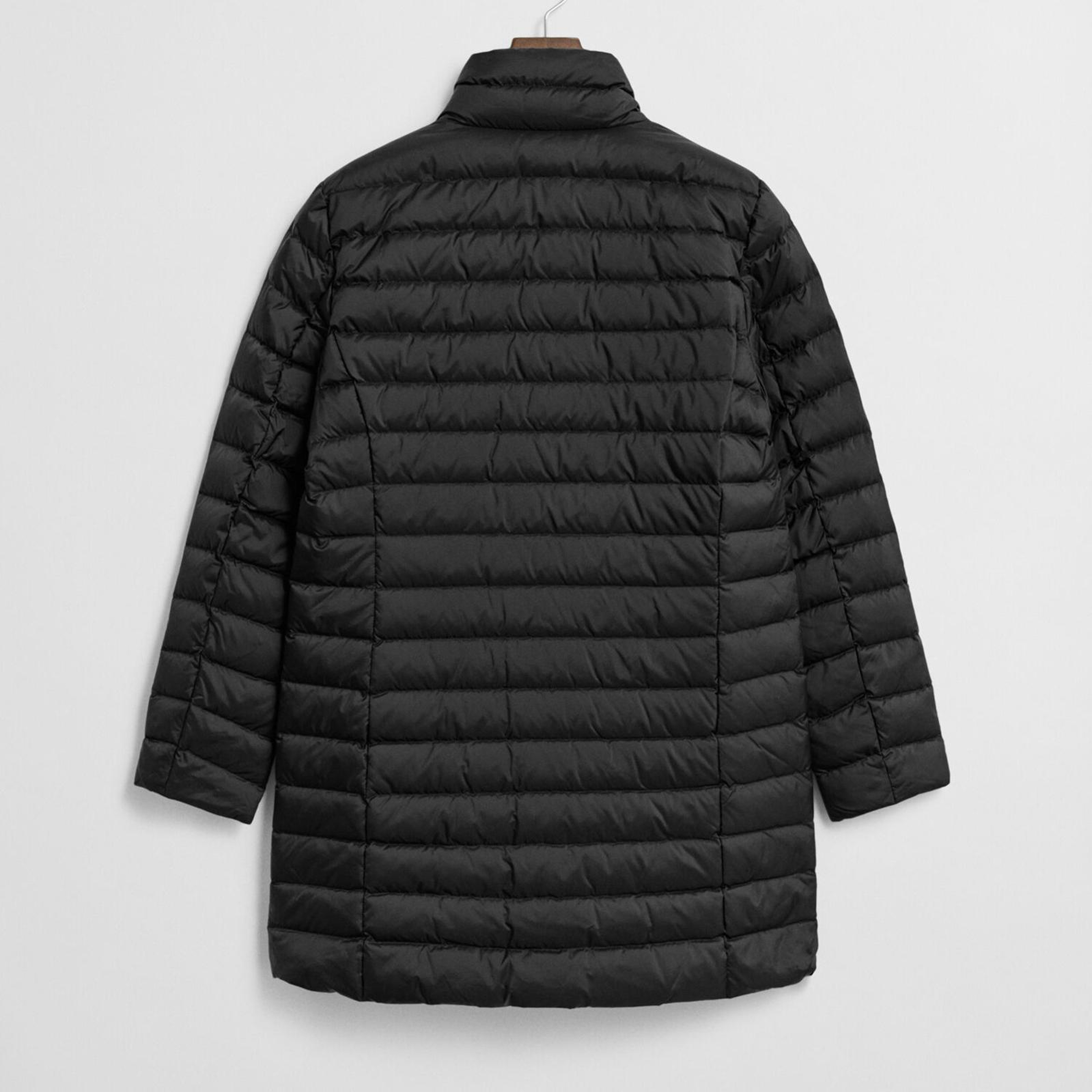 GANT Kadın Siyah Regular Fit Fermuarlı Mont