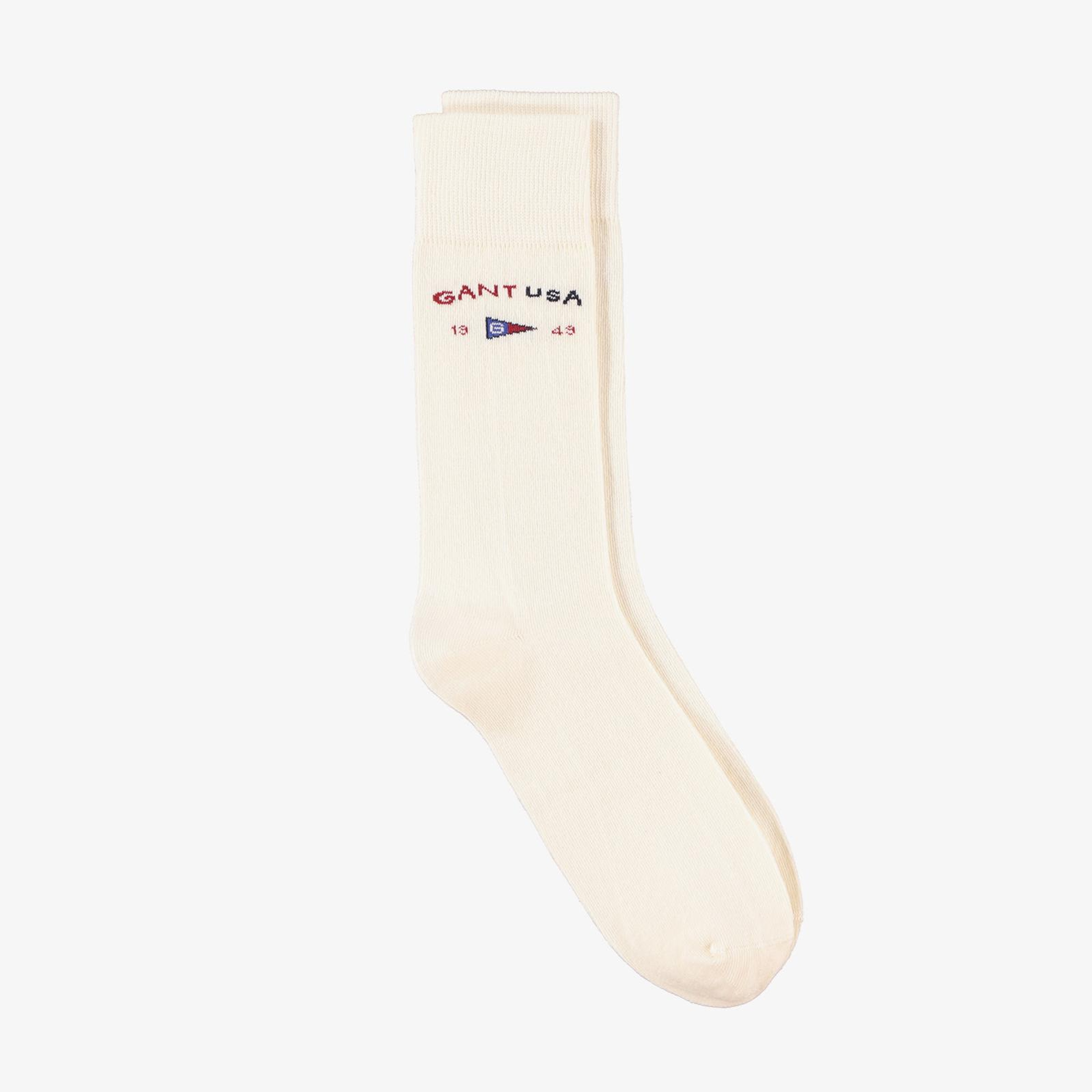 GANT Unisex Krem Çorap