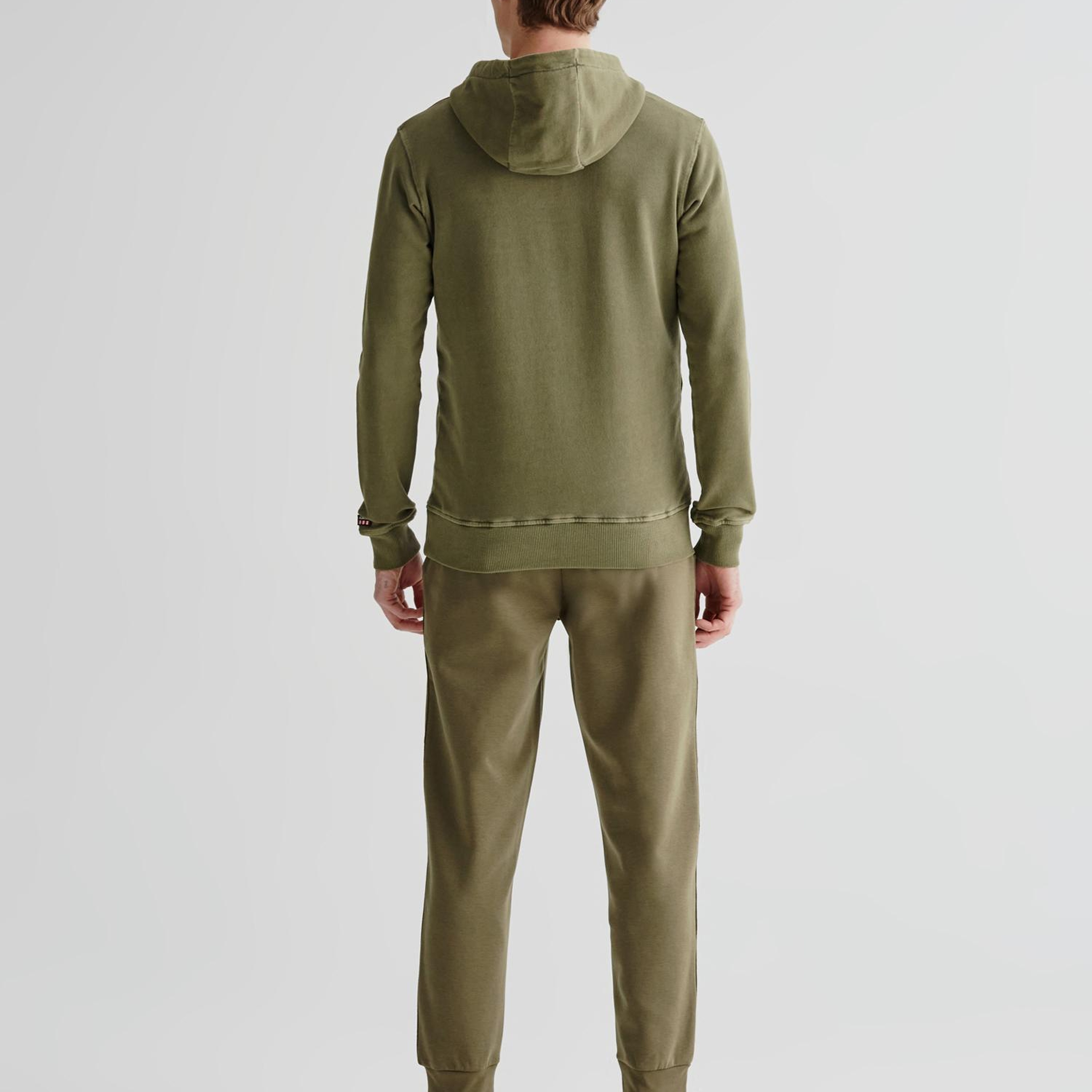 GANT Erkek Yeşil Regular Fit Kapüşonlu Logolu Sweatshirt