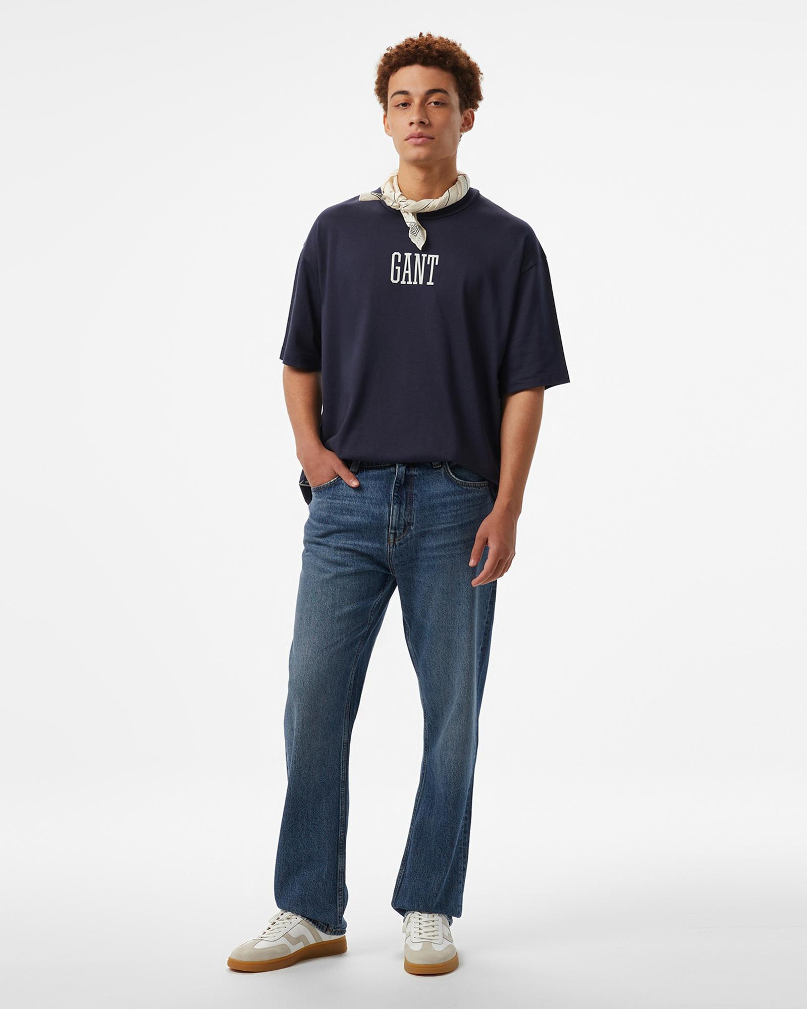 GANT Erkek Lacivert T-Shirt