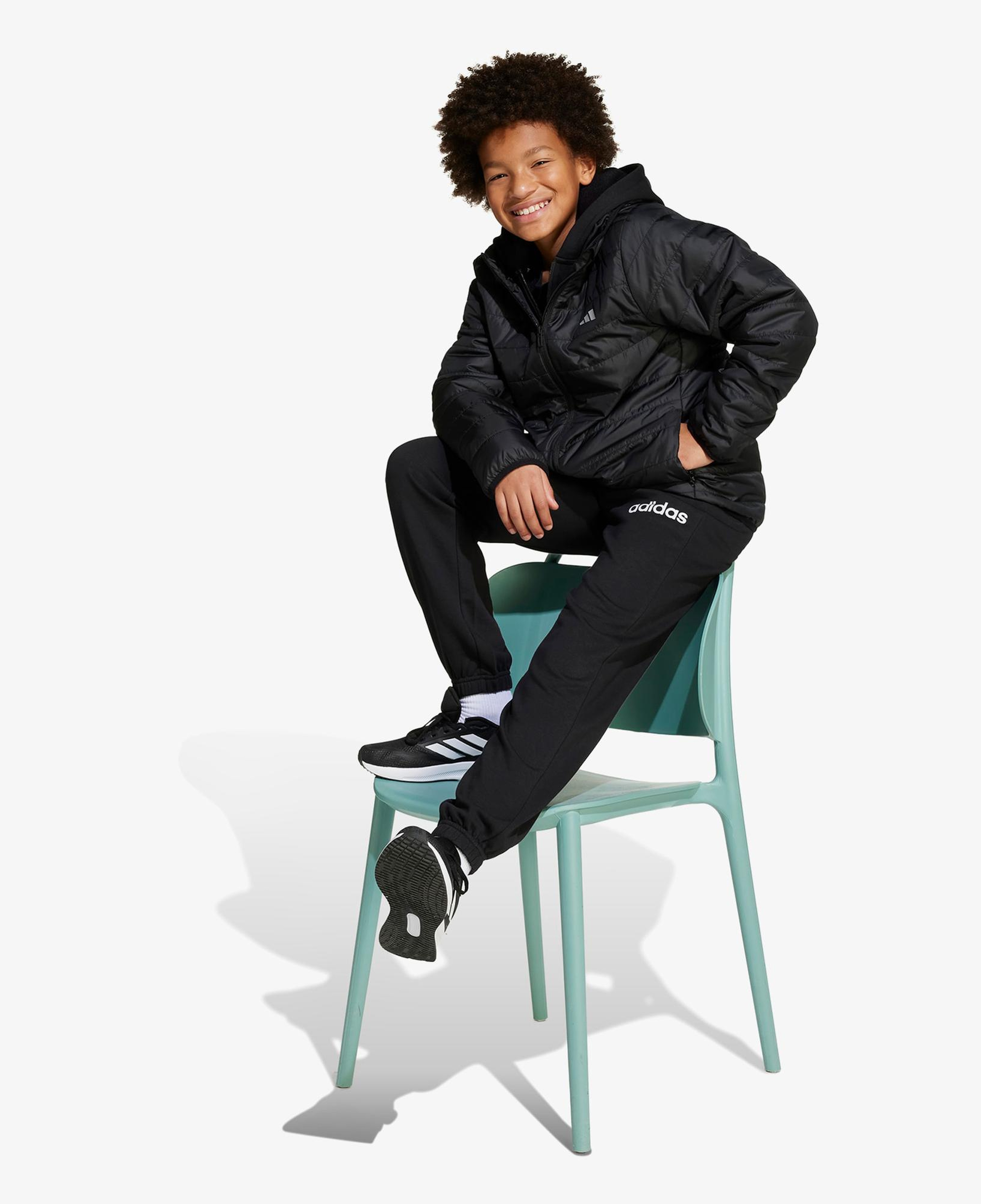 adidas Essentials Light Padded Çocuk Siyah Mont