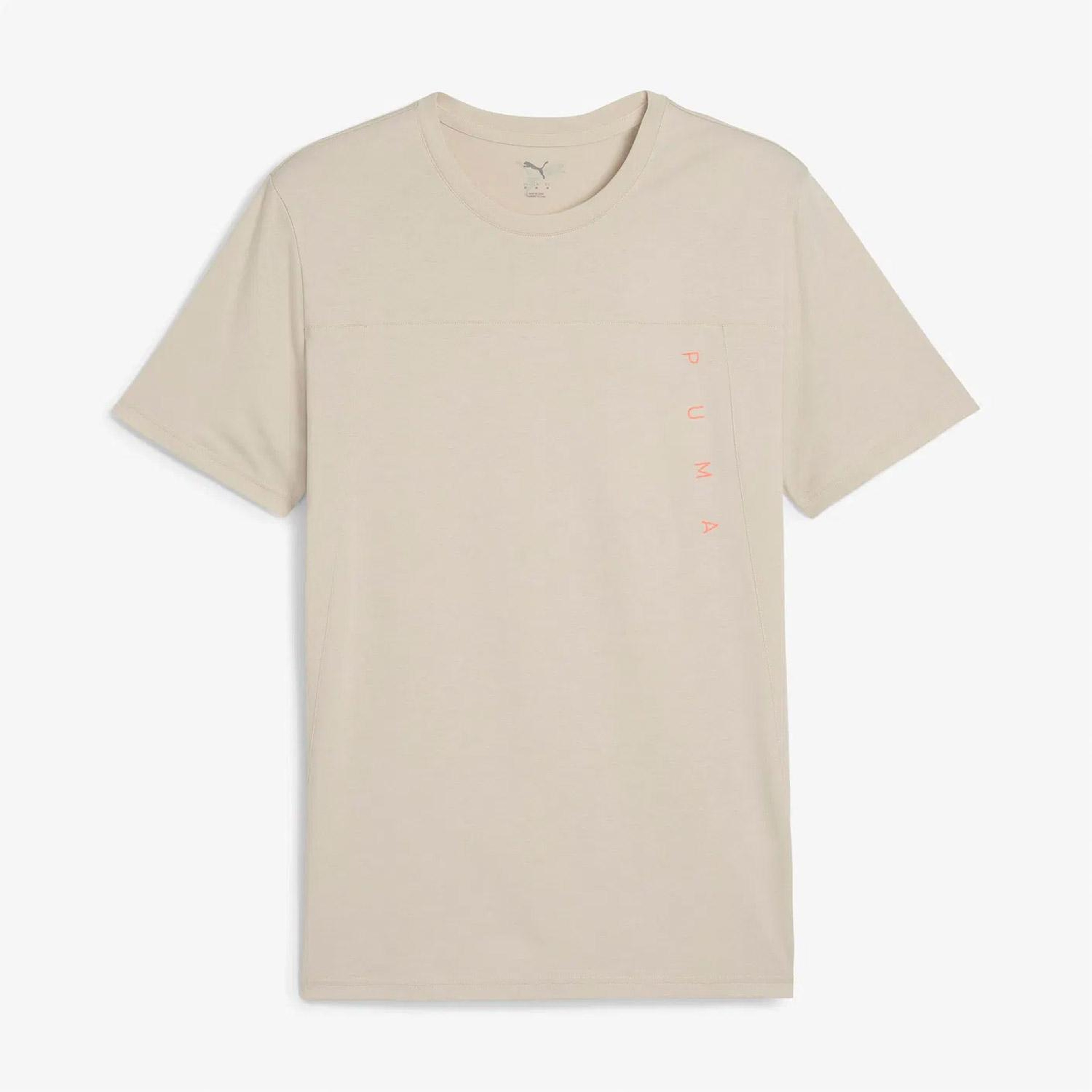 Puma Tad Tech Triblend Erkek Krem Antrenman T-Shirt