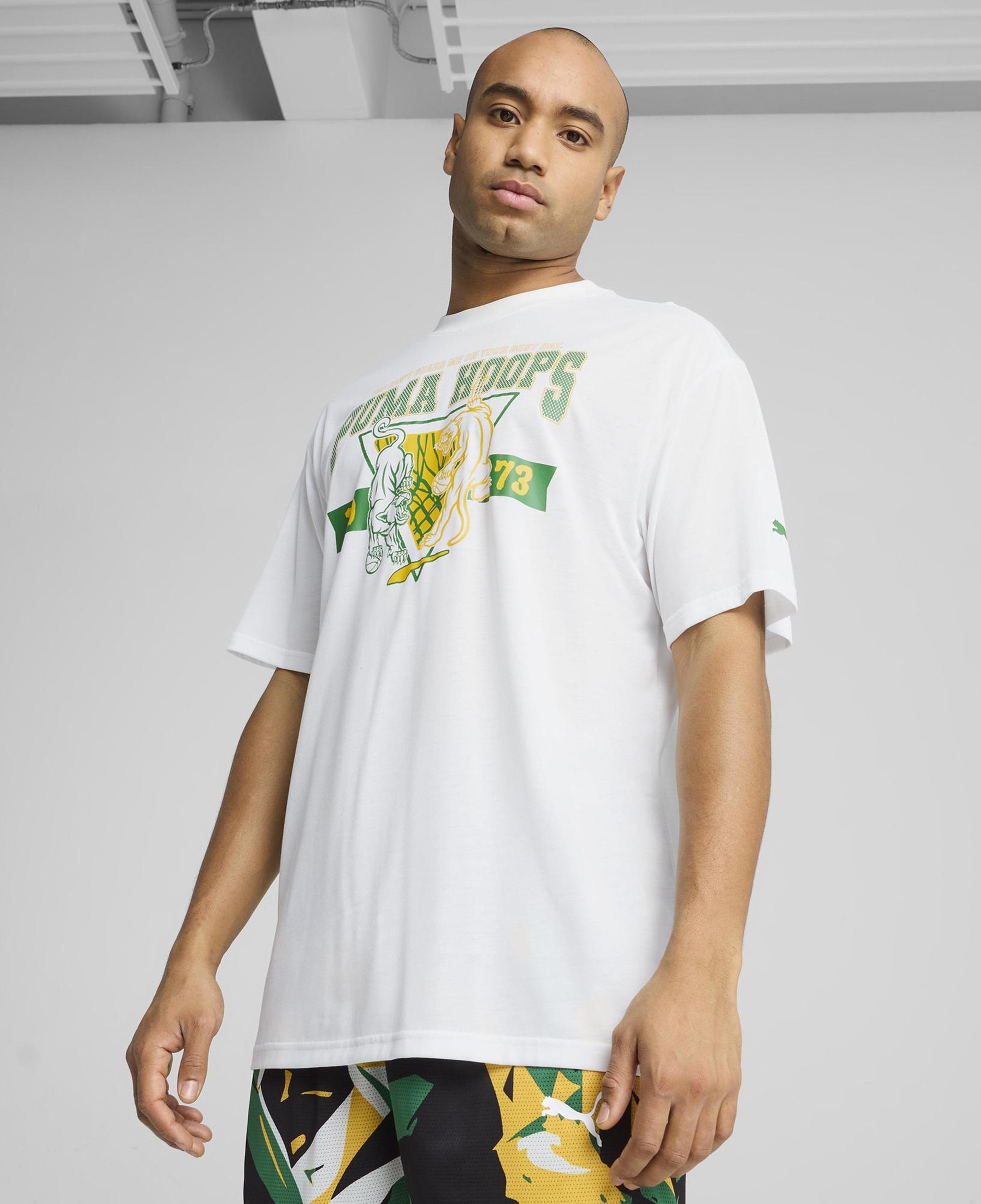 Puma Rival Rage 3 Erkek Beyaz T-Shirt