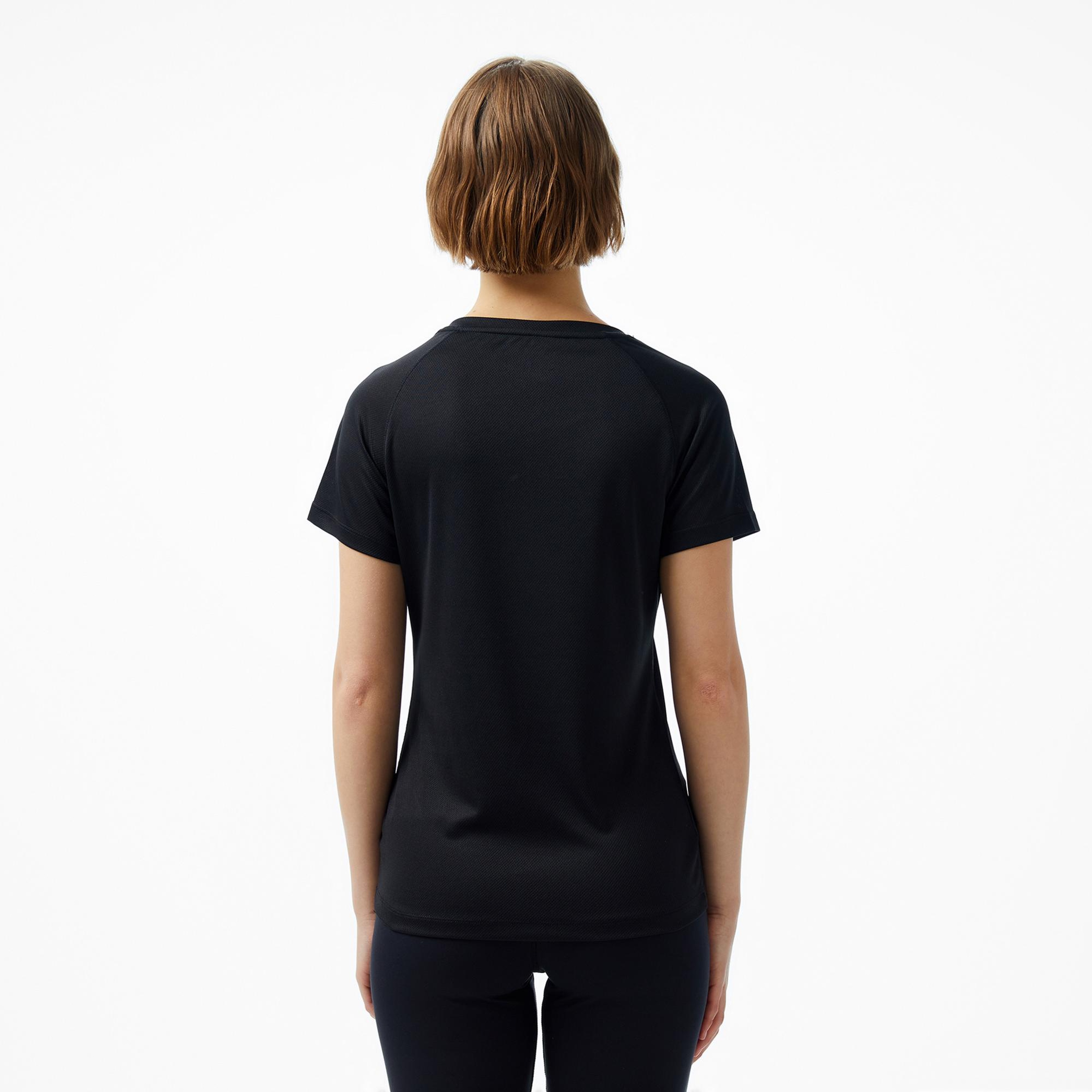 Energetics Natalja Ss Kadın Siyah Koşu T-Shirt