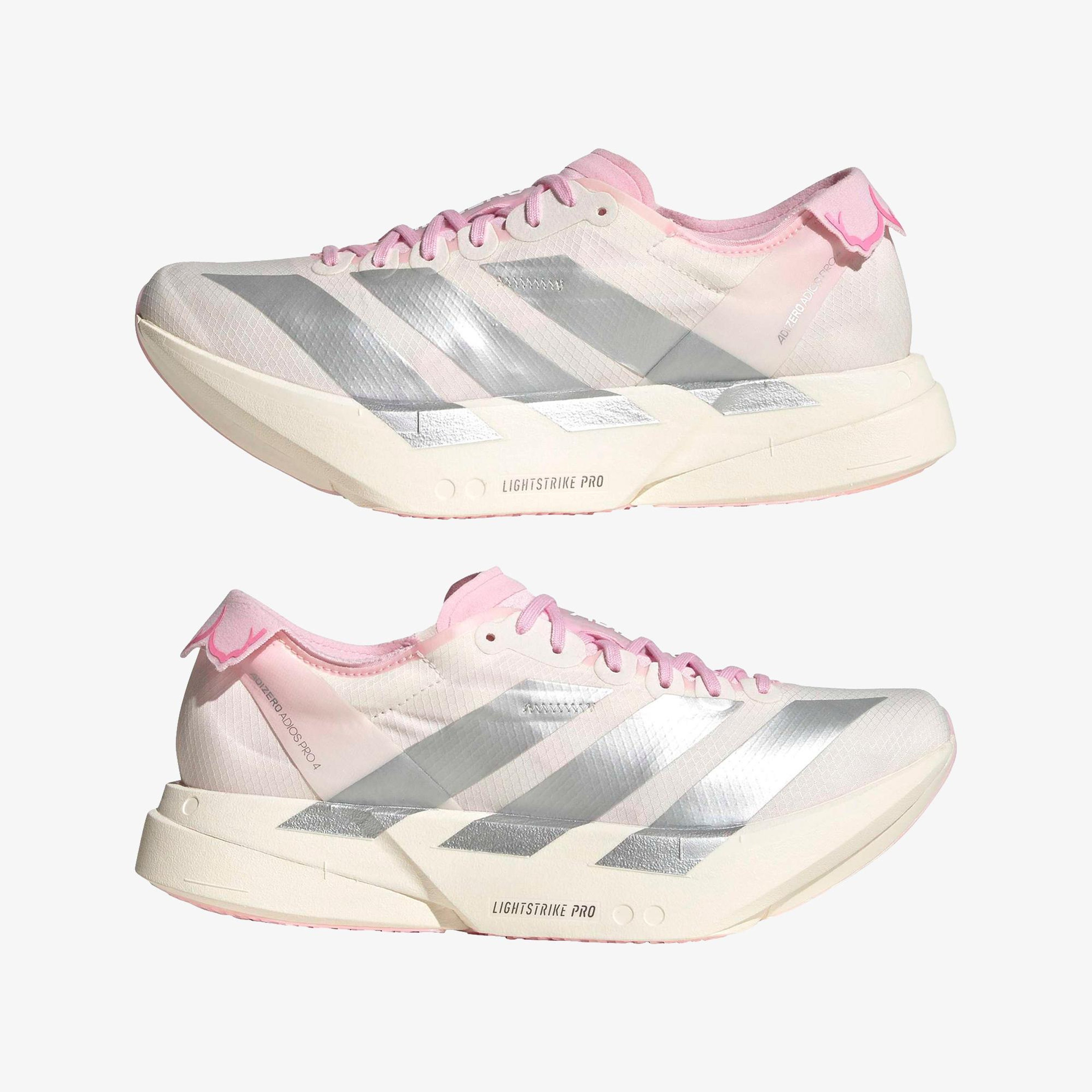 adidas Adizero Adios Pro 4 Kadın Beyaz Koşu Ayakkabısı