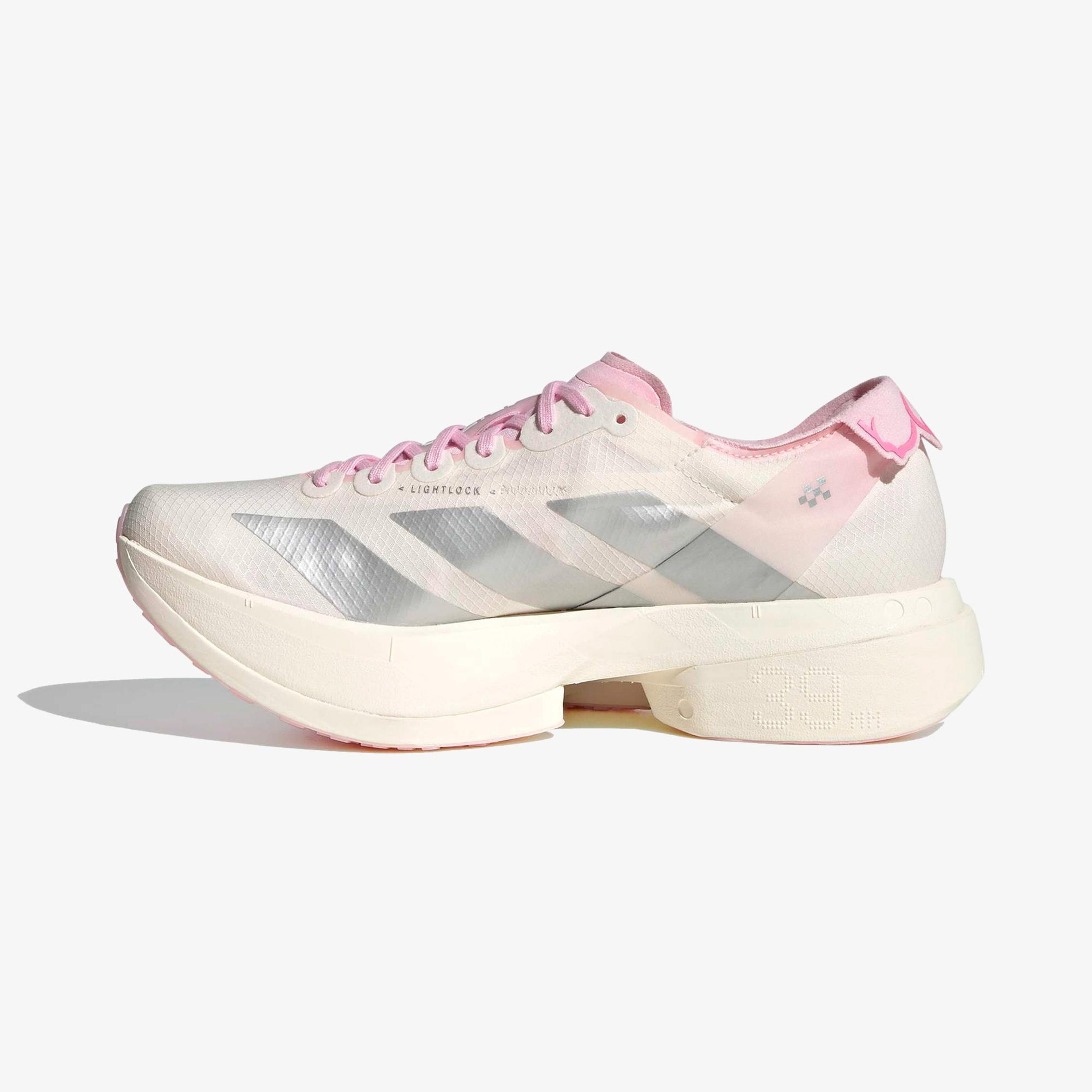 adidas Adizero Adios Pro 4 Kadın Beyaz Koşu Ayakkabısı