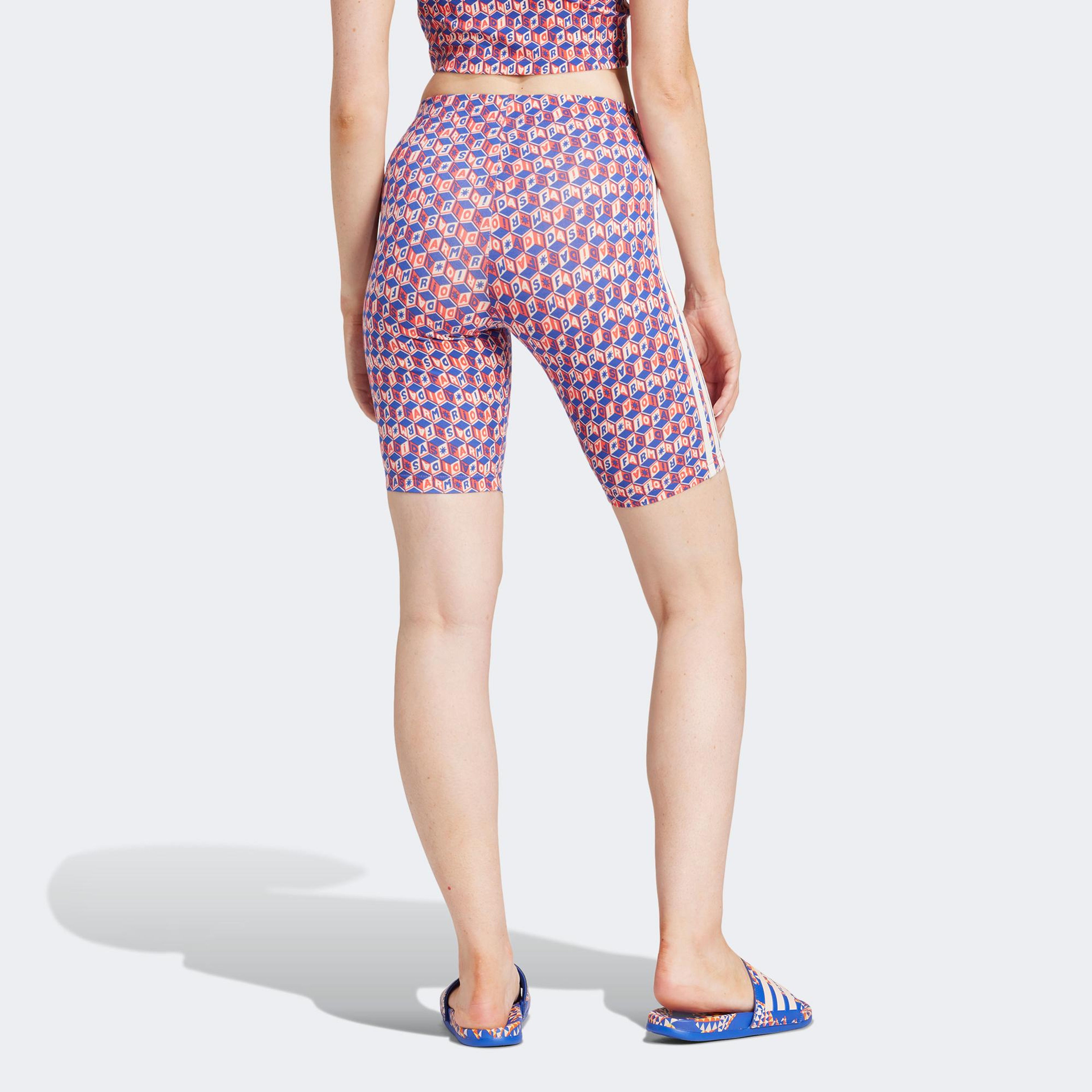 adidas Farm Bike Short Kadın Renkli Antrenman Taytı