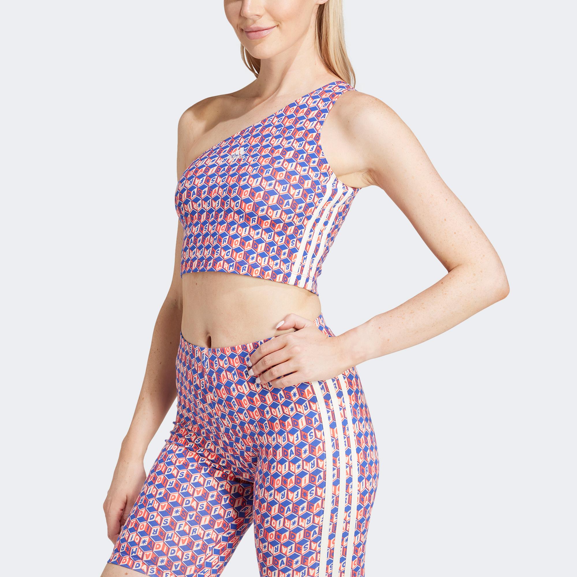 adidas Farm Tank Kadın Mor Antrenman Bra