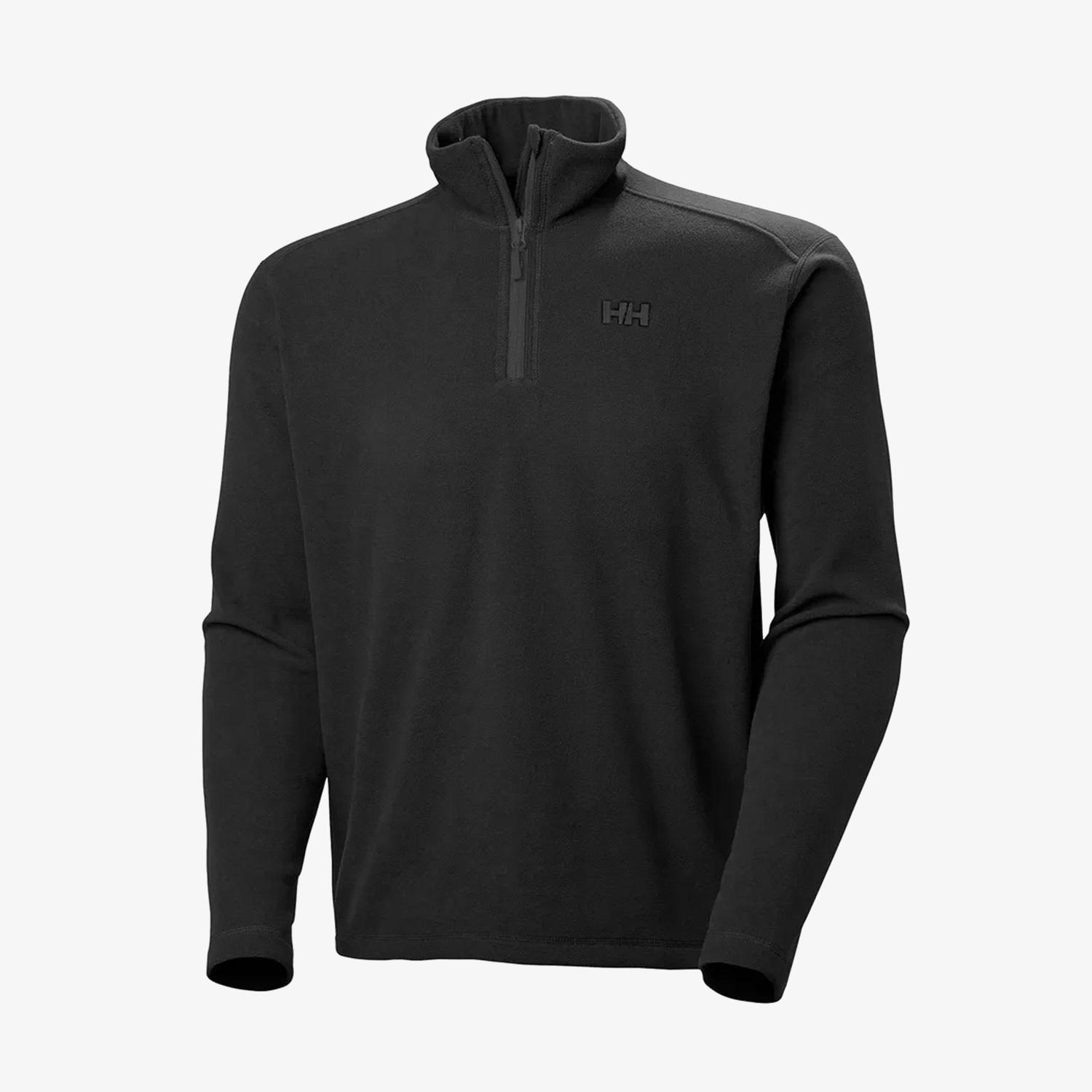 Helly Hansen Light Half Zip Erkek Siyah Outdoor Polar