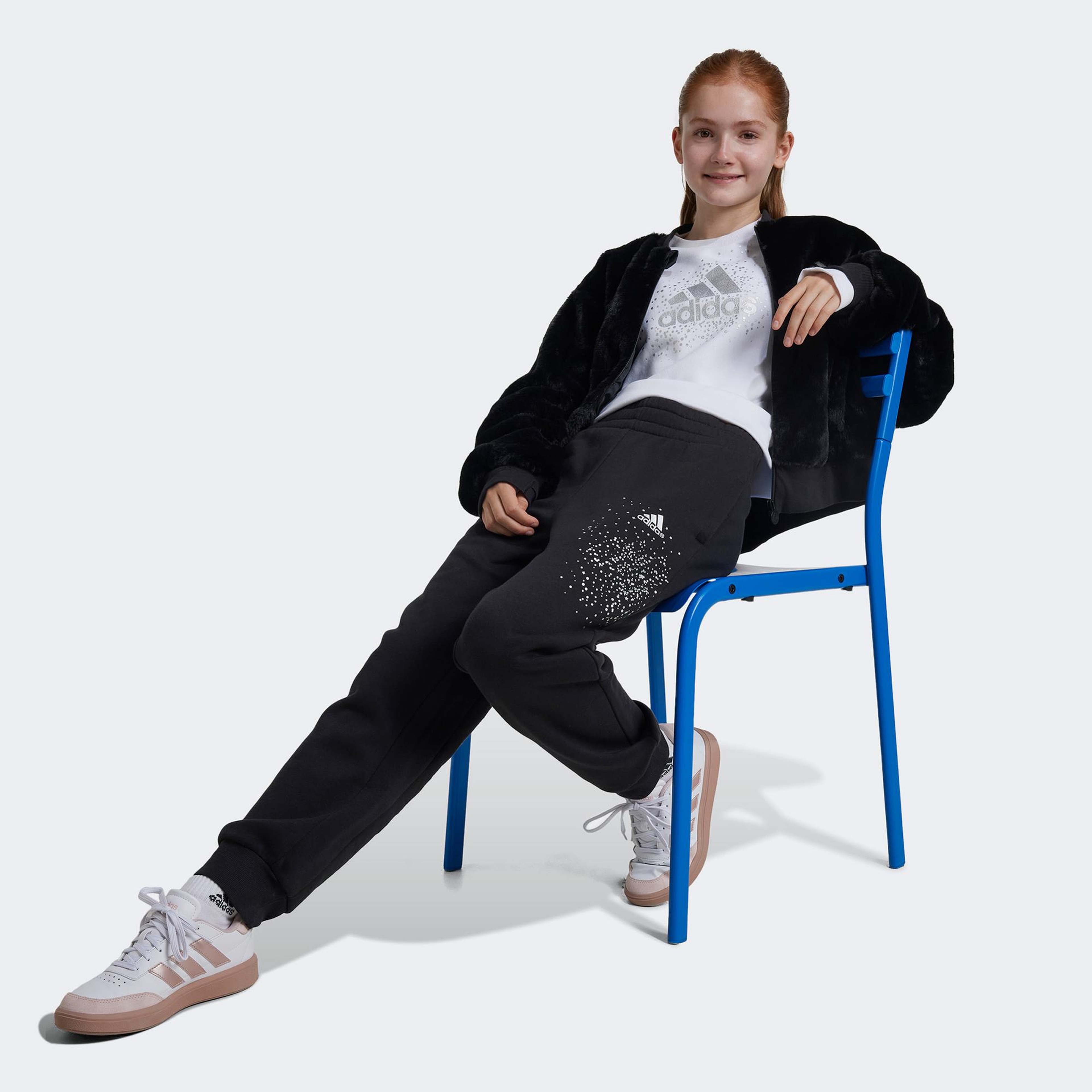 adidas Crew Çocuk Beyaz Günlük Sweatshirt