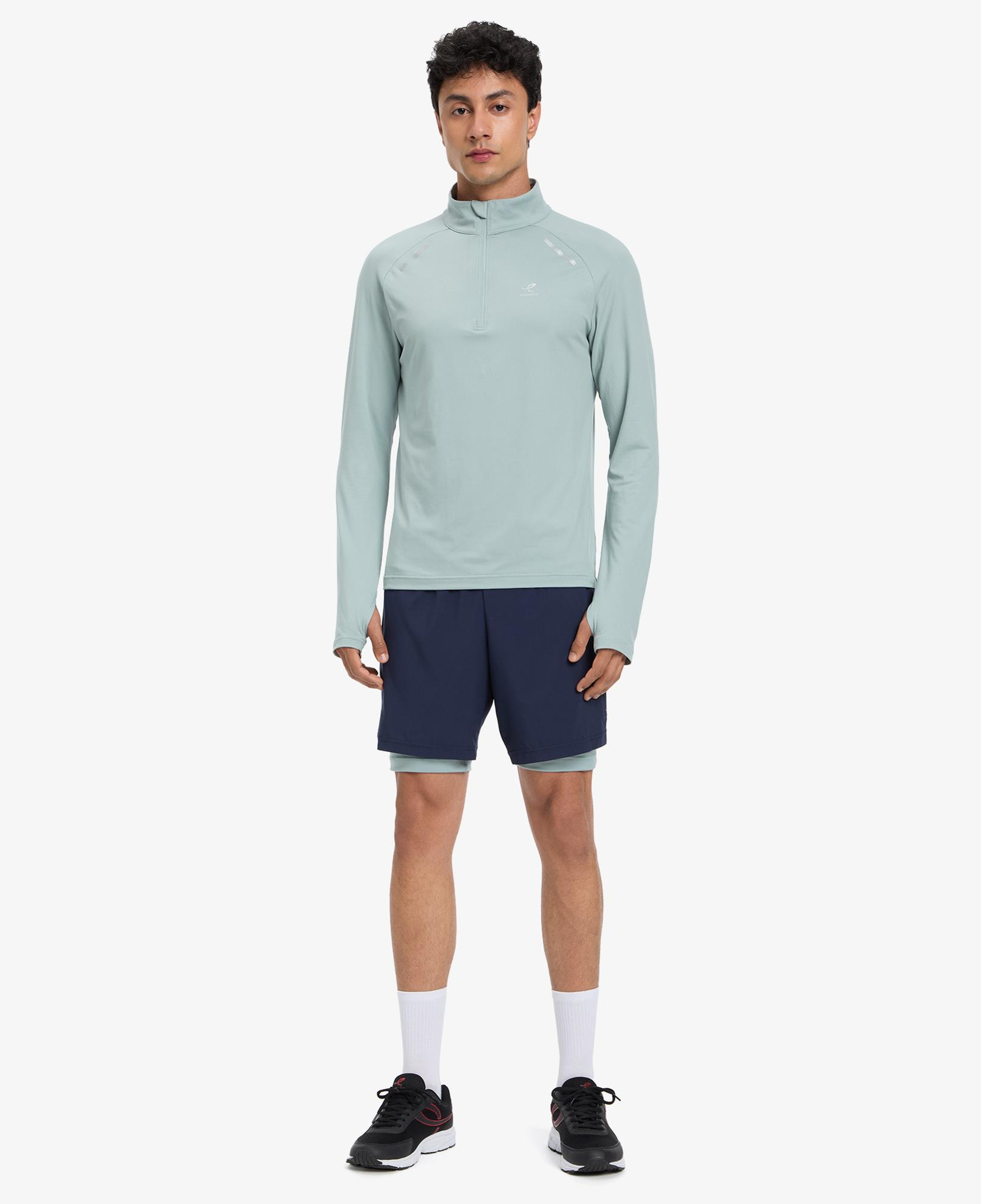 Energetics Cusco Iv Erkek Yeşil Koşu Sweatshirt