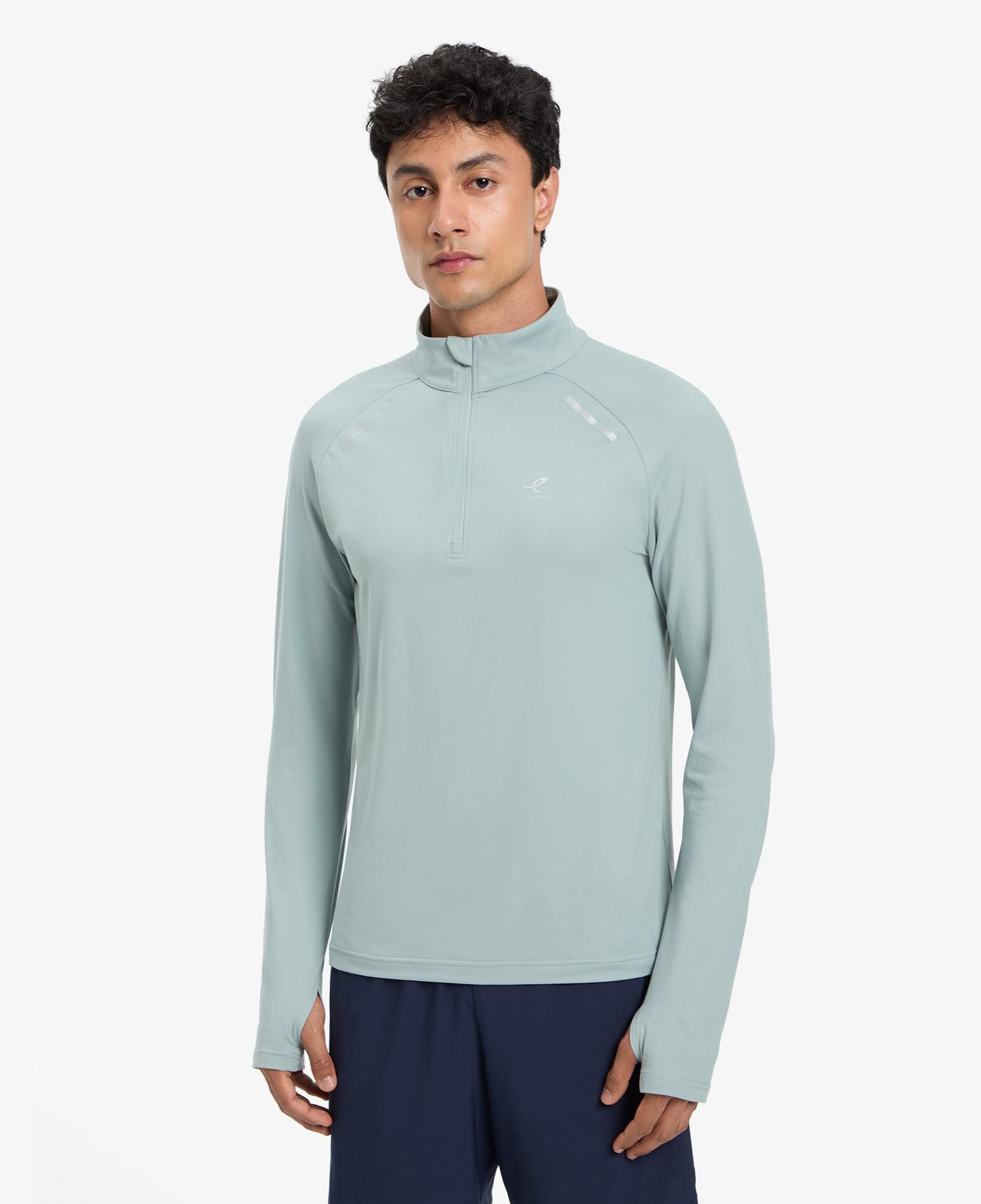 Energetics Cusco Iv Erkek Yeşil Koşu Sweatshirt