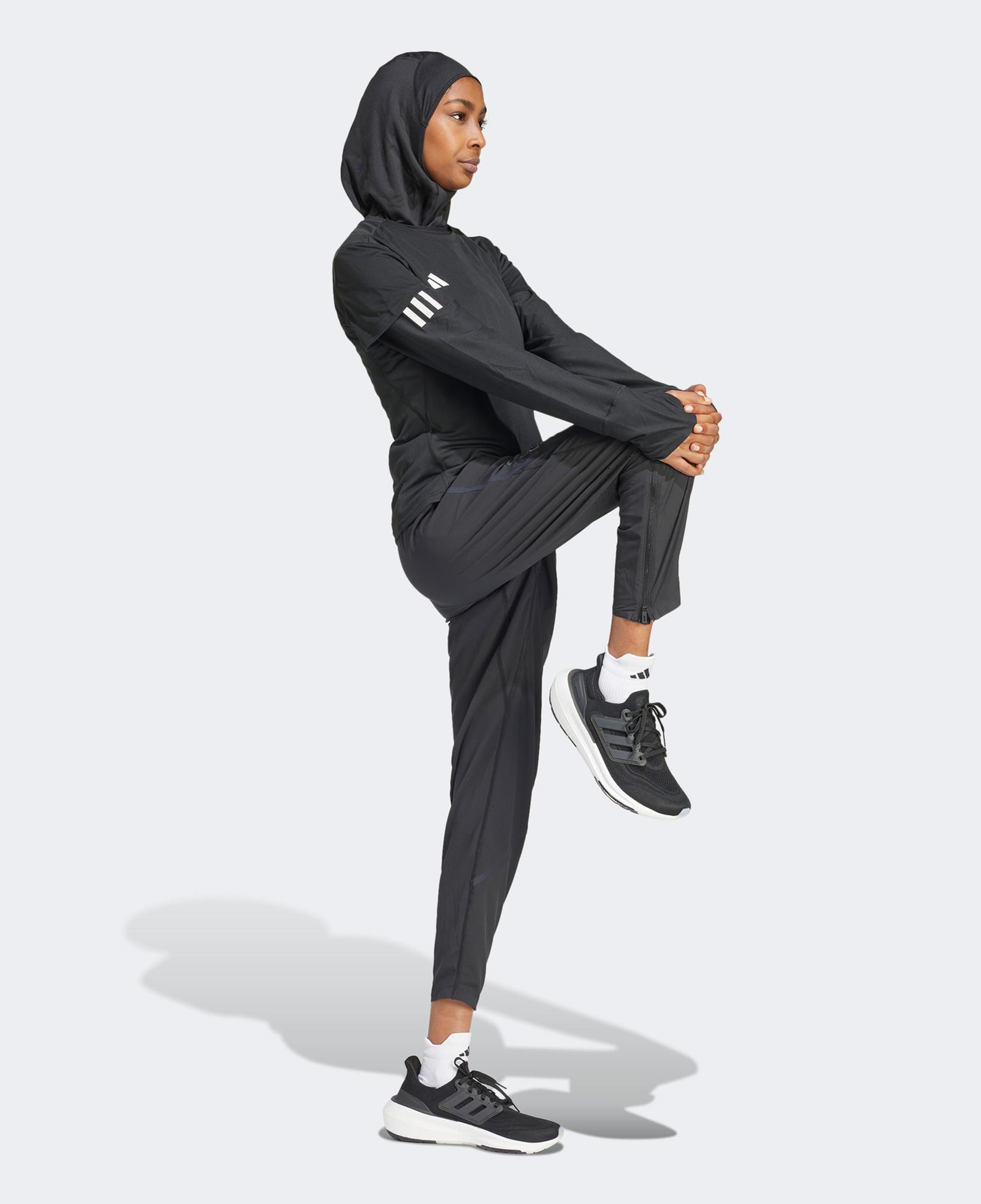 adidas Adizero E Tee Kadın Siyah Günlük T-Shirt