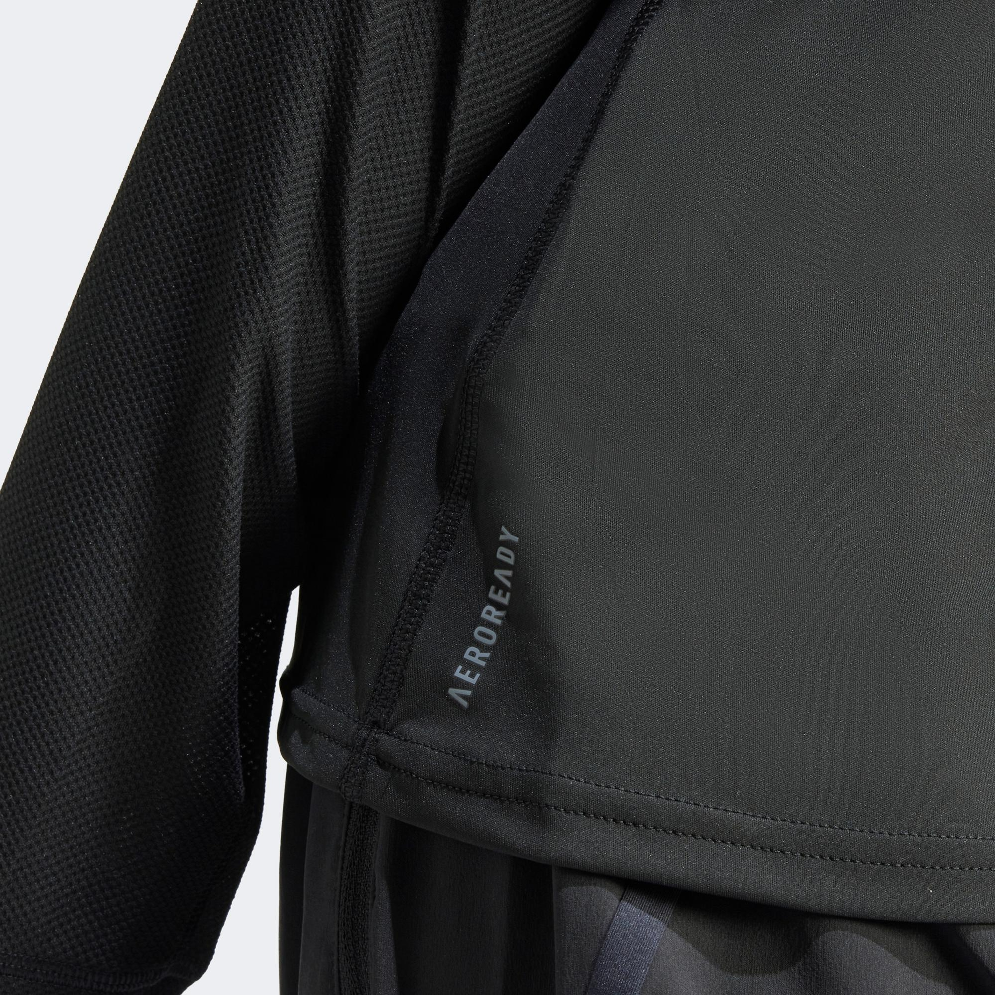 adidas Adizero E Tee Kadın Siyah Günlük T-Shirt