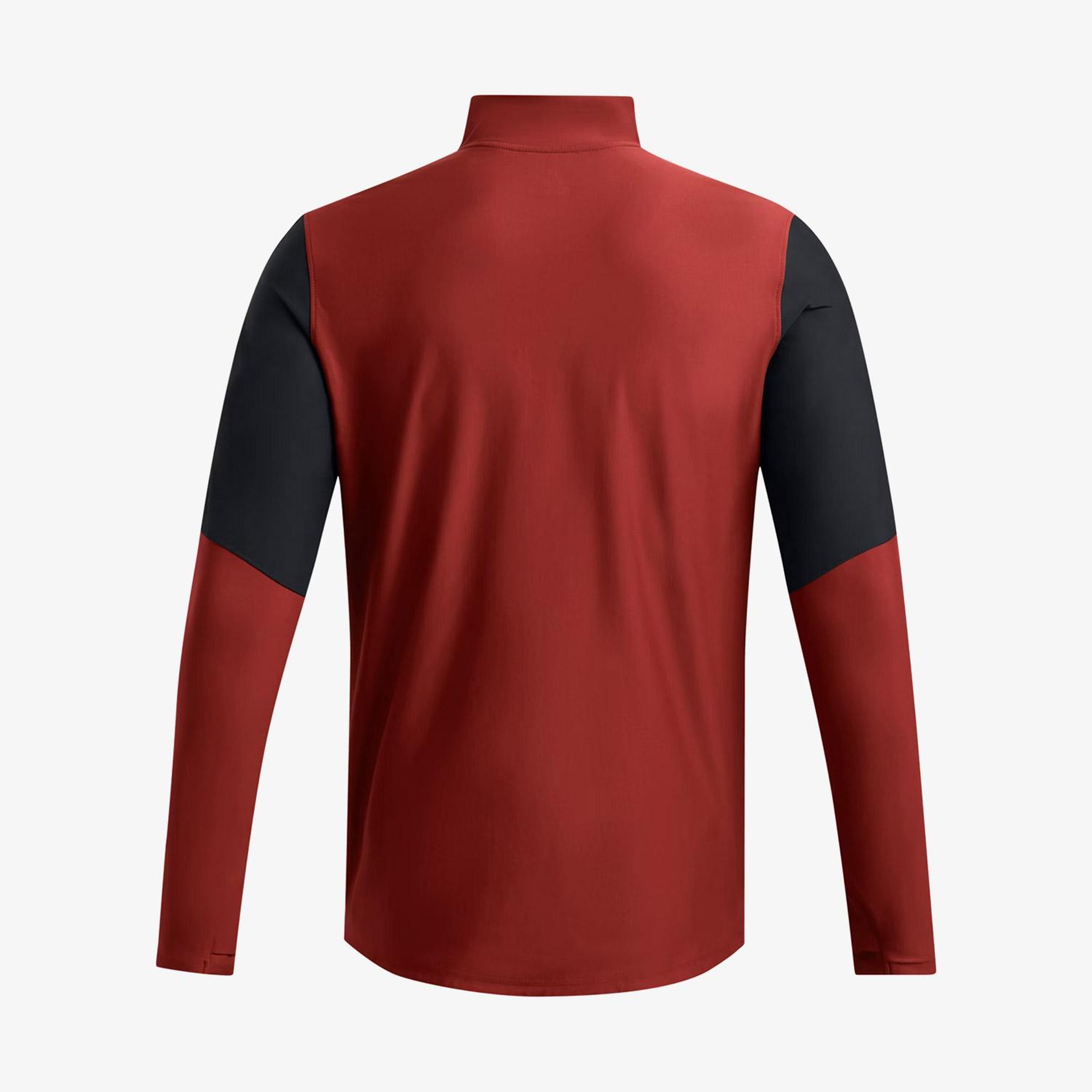 Under Armour Challenger Pro 1/4 Zip Erkek Kırmızı Futbol Üstü